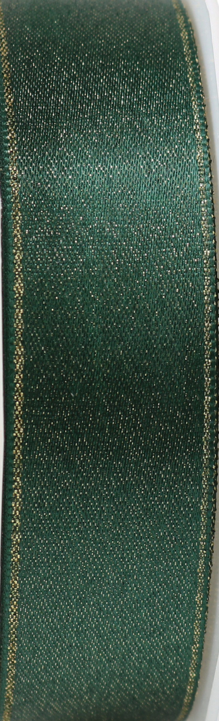 DEKOWELT Geschenkband Glimmer dunkelgrün