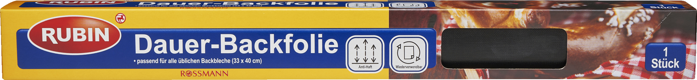 RUBIN Dauer-Backfolie