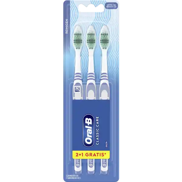 Zahnbürste Classic Care mittel 2+1 Pack