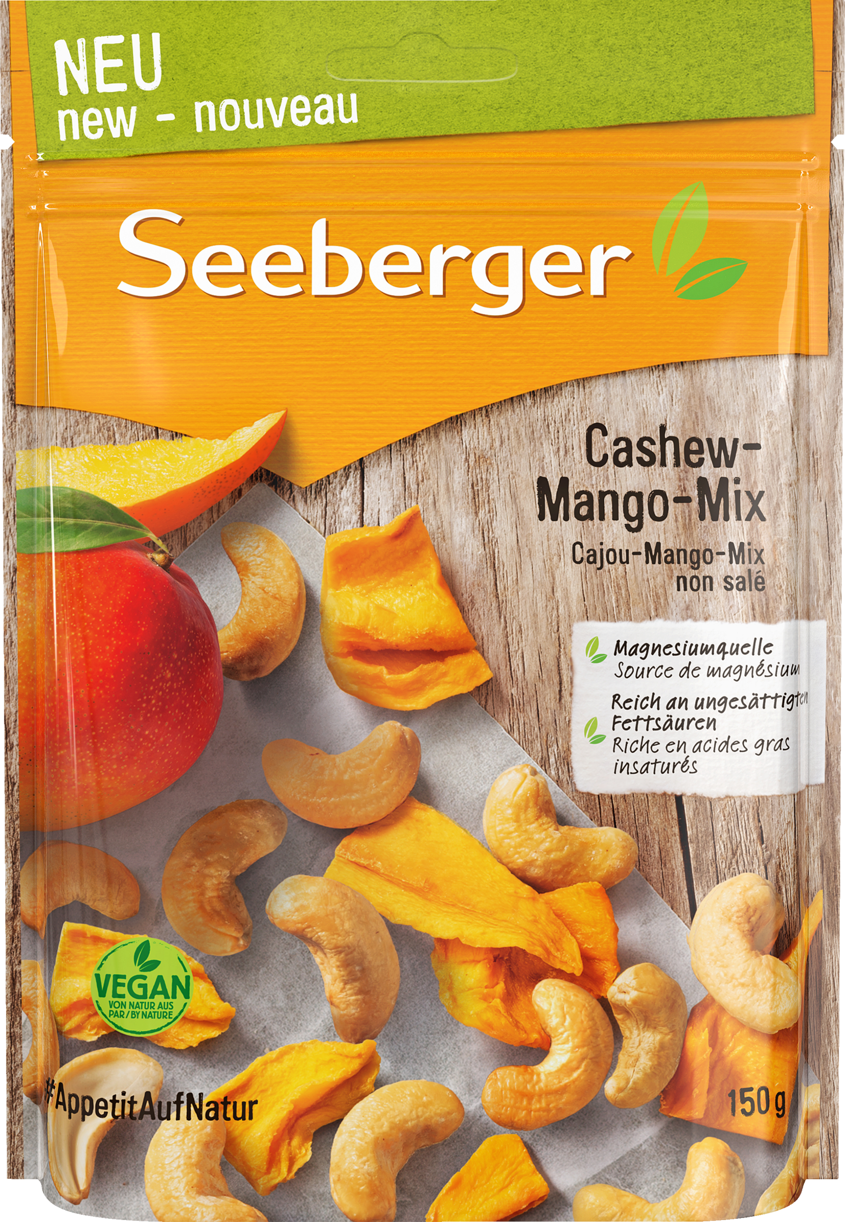 Seeberger Cashew-Mango-Mix