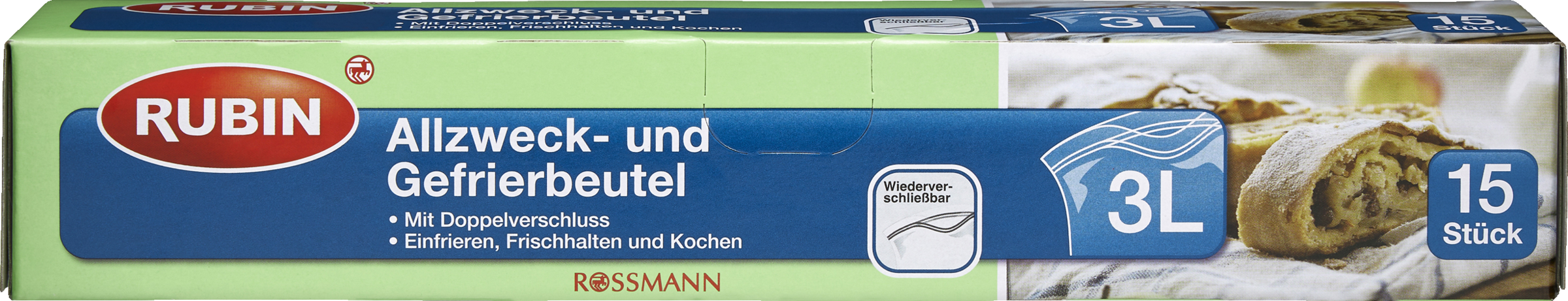RUBIN Allzweck- & Gefrierbeutel 3 Liter
