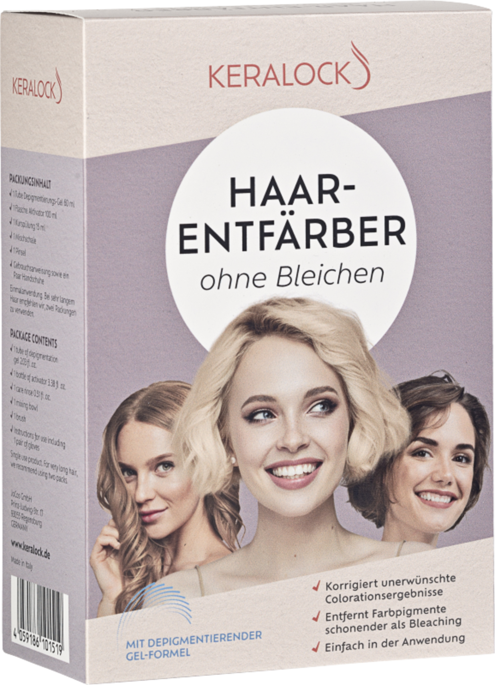 Keralock Haar-Entfärber Depigmentierungs-Gel