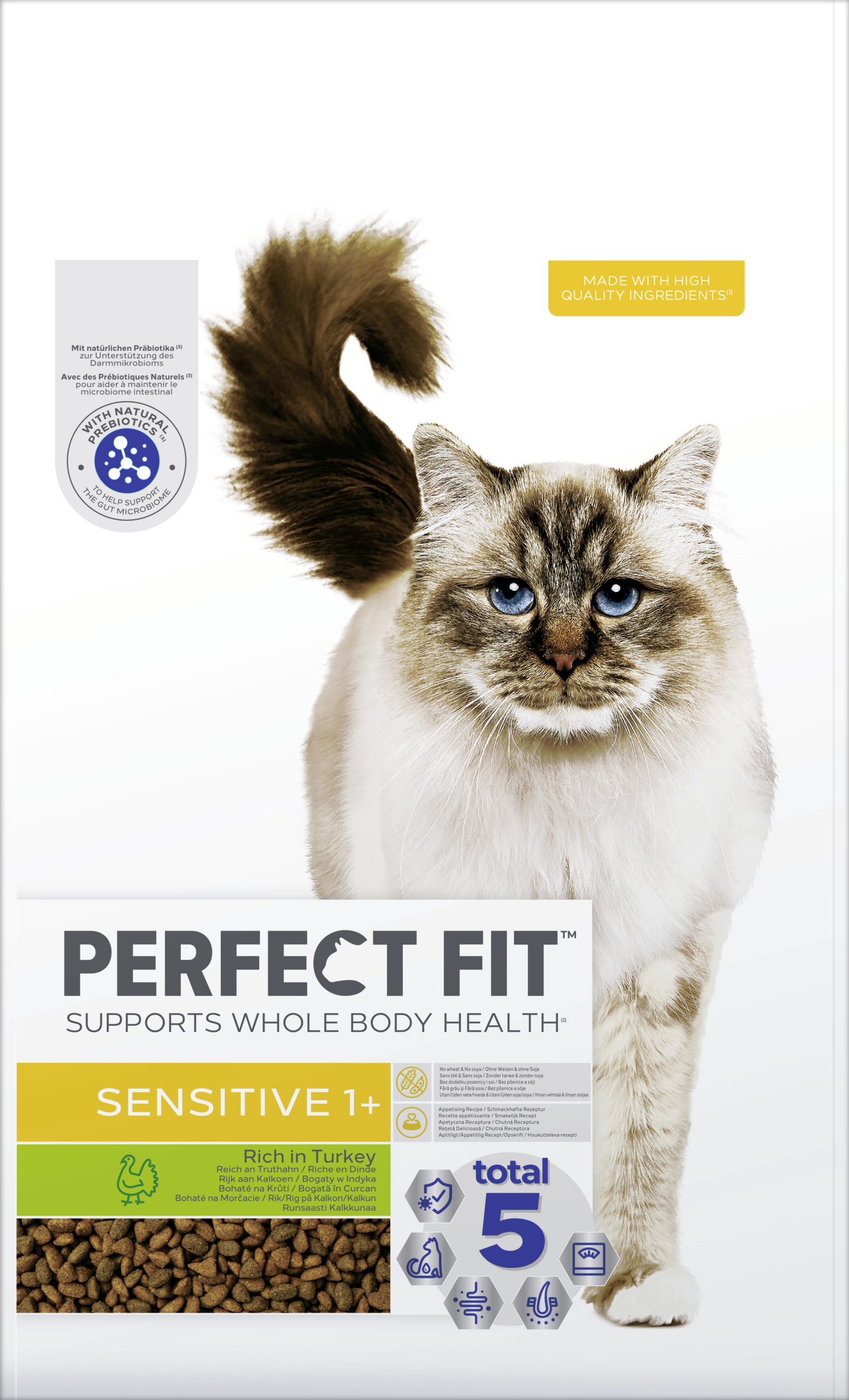 Perfect Fit Katze Trockenfutter Sensitive 1+ mit Truthahn