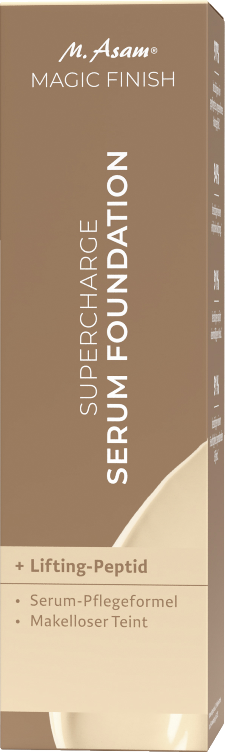 M. Asam Magic Finish Supercharge Serum Foundation 120 soft ivory