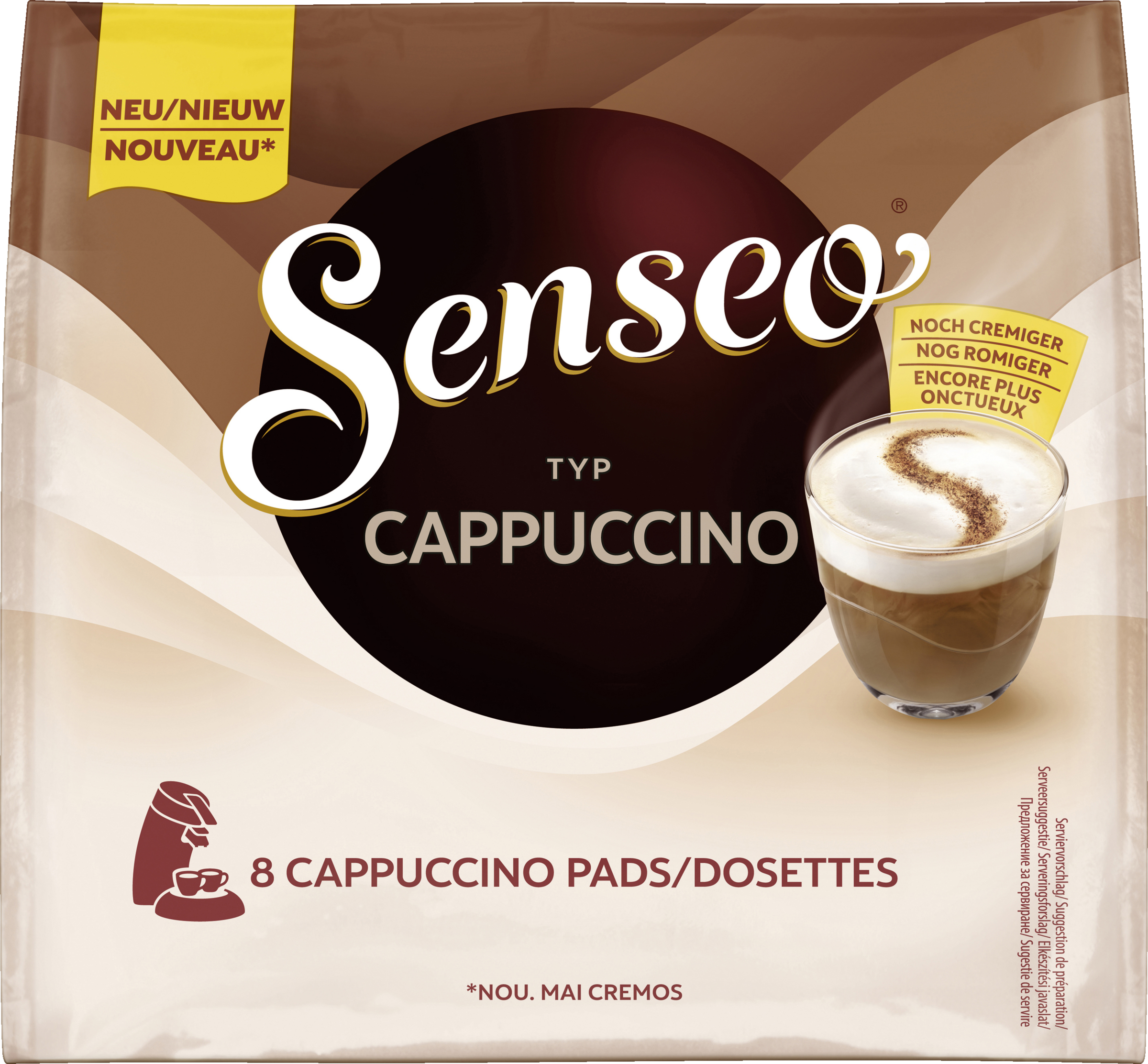 Senseo Kaffeepads Cappuccino (8 Portionen)