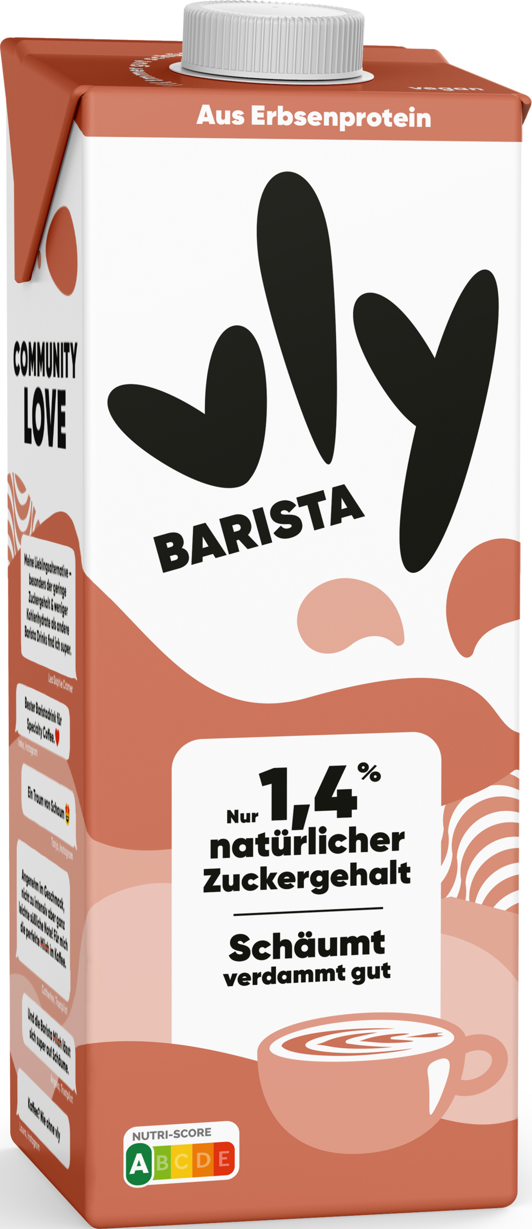 vly Pflanzendrink Erbse Barista