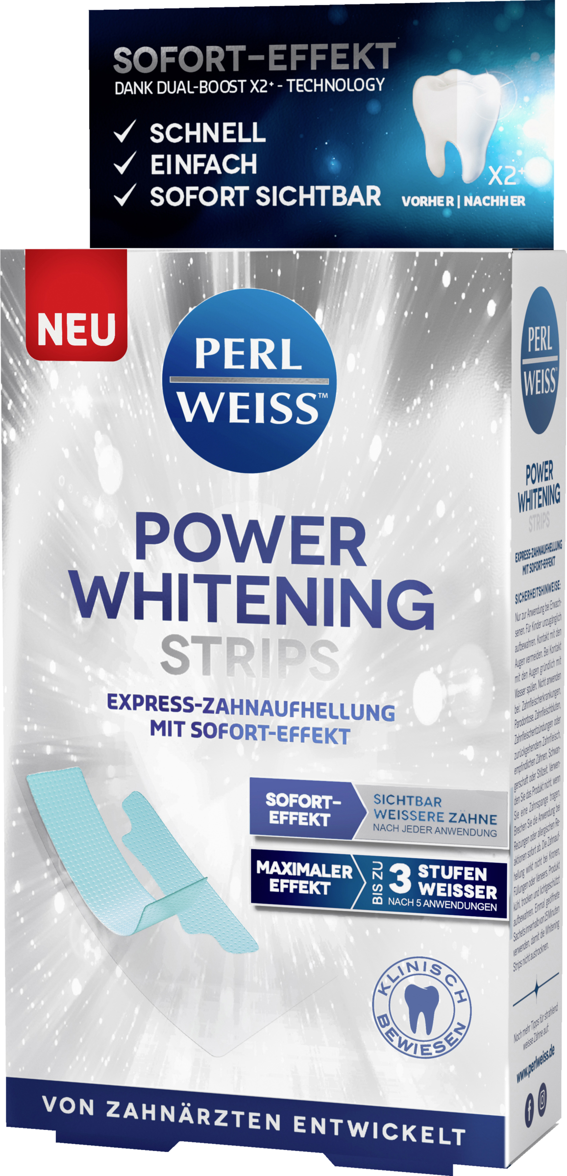 Perlweiss Power Whitening Strips