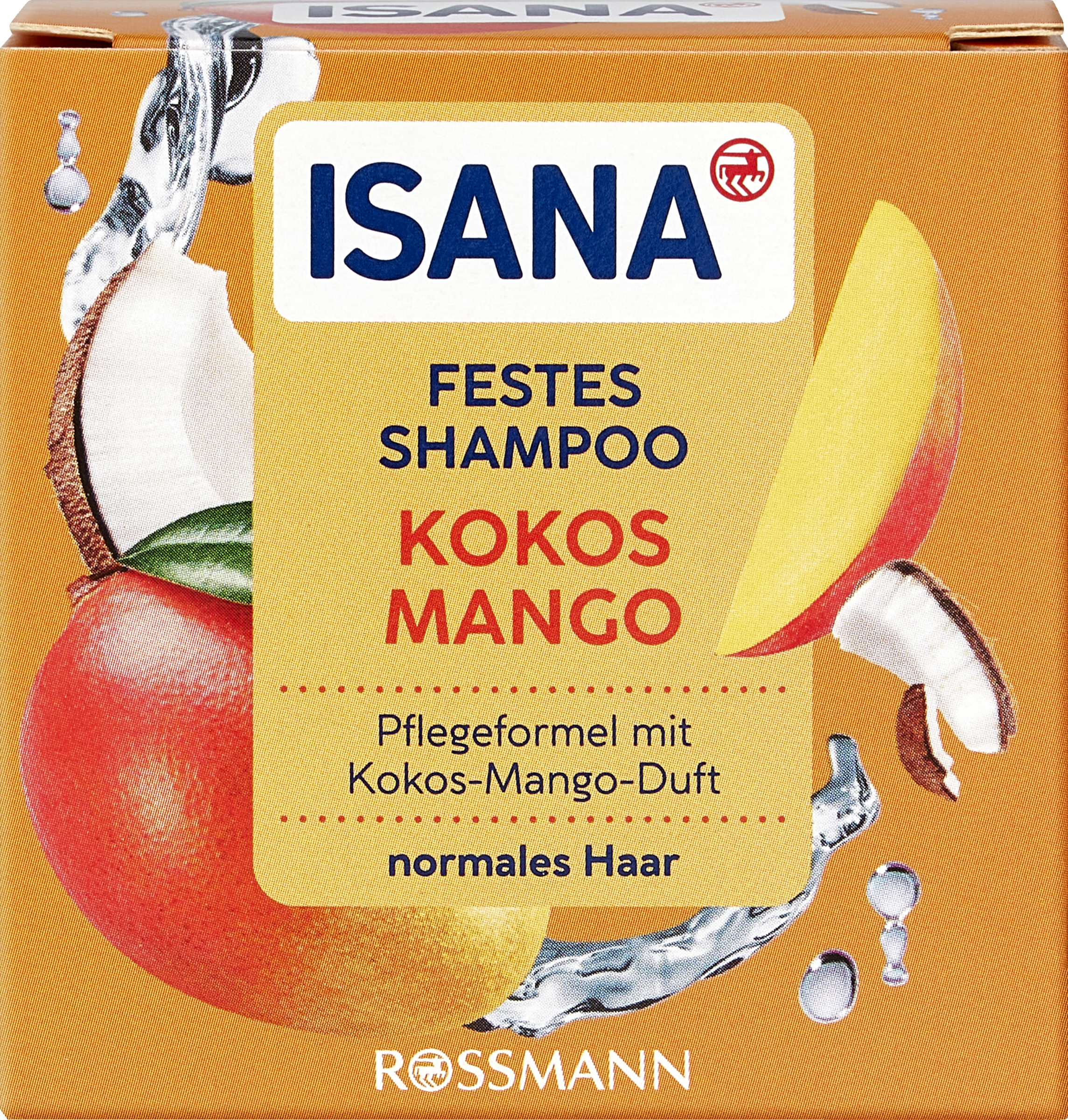 ISANA festes Shampoo Cocos-Mango