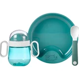 Babygeschirrset Mio Deep Turquoise 3-teilig