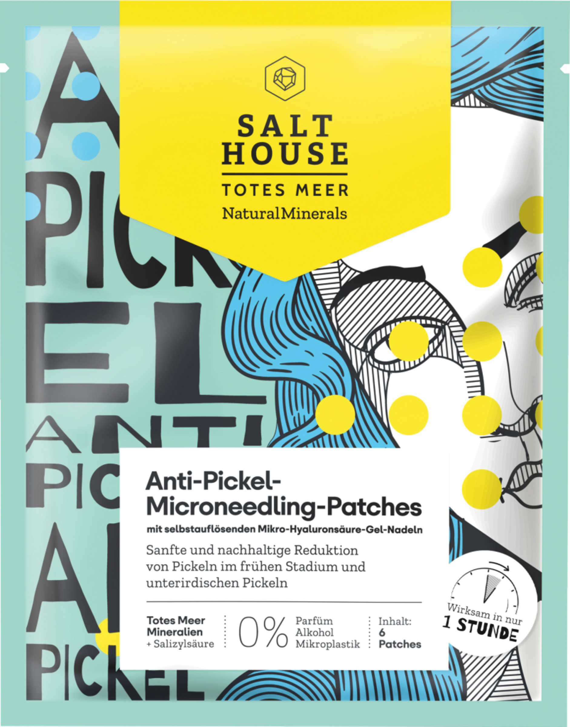Salthouse Natural Minerals Anti Pickel Microneedling Patches