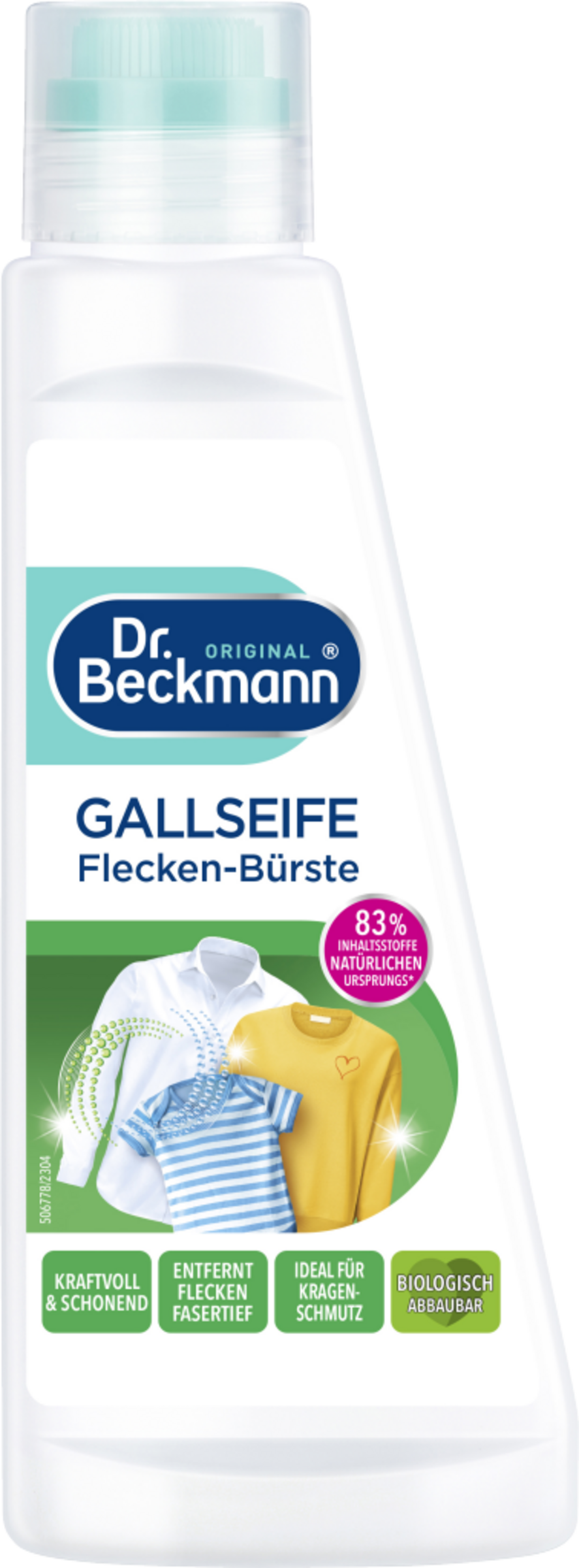 Dr. Beckmann Gallseife Flecken-Bürste