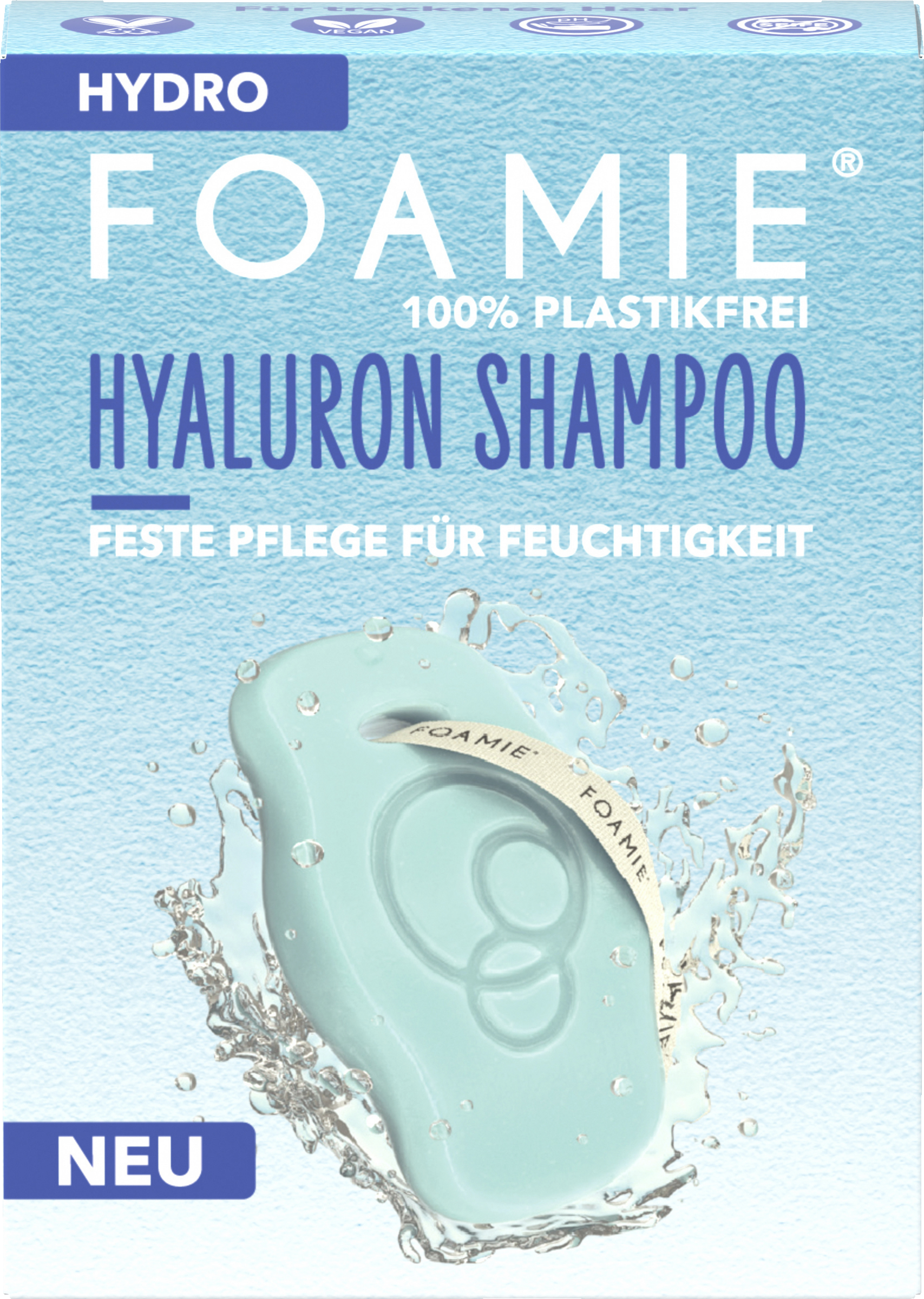Foamie Festes Shampoo Hyaluron & Aloe Vera