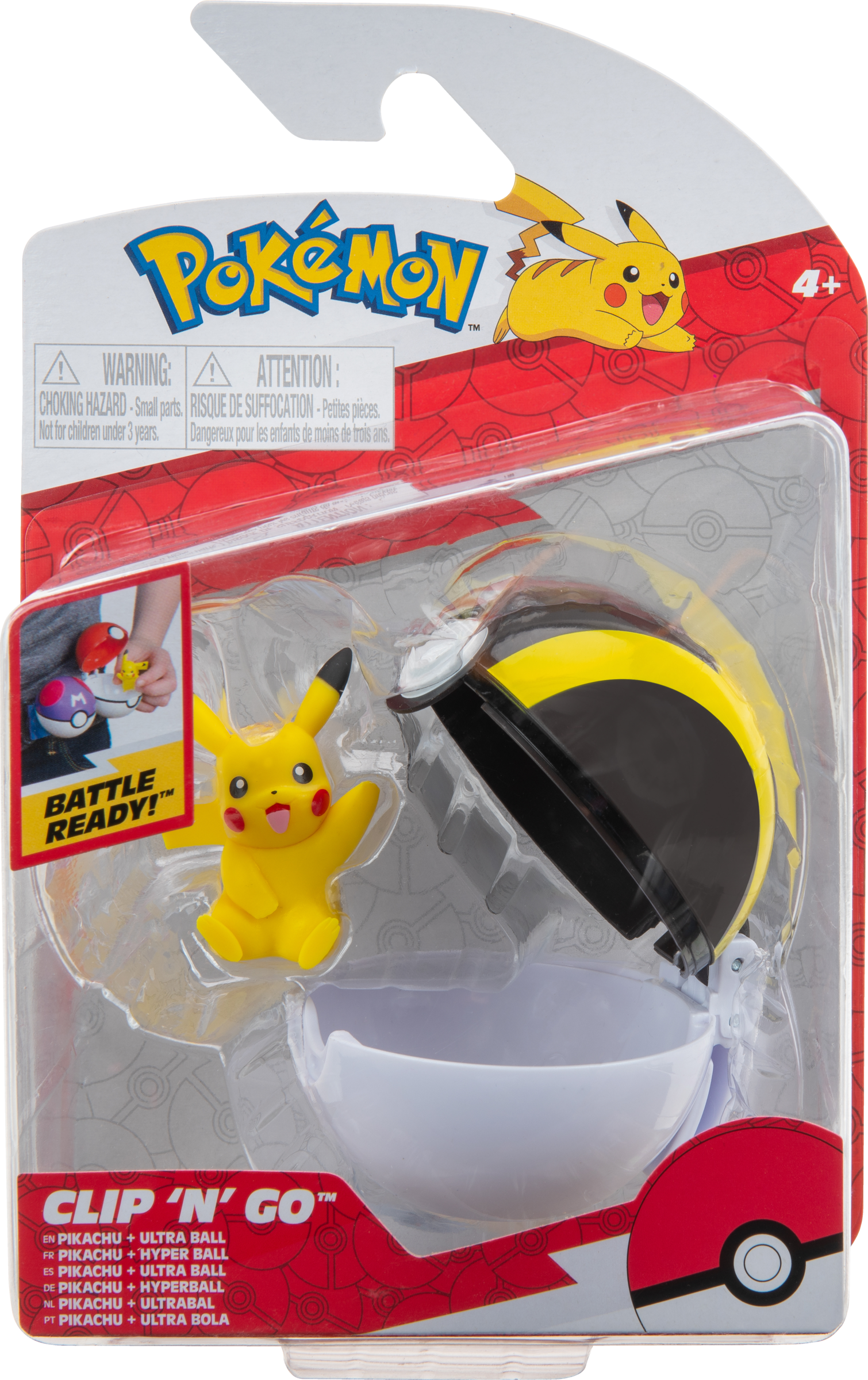 Jazwares Pokémon - Clip'n'Go Poké Balls