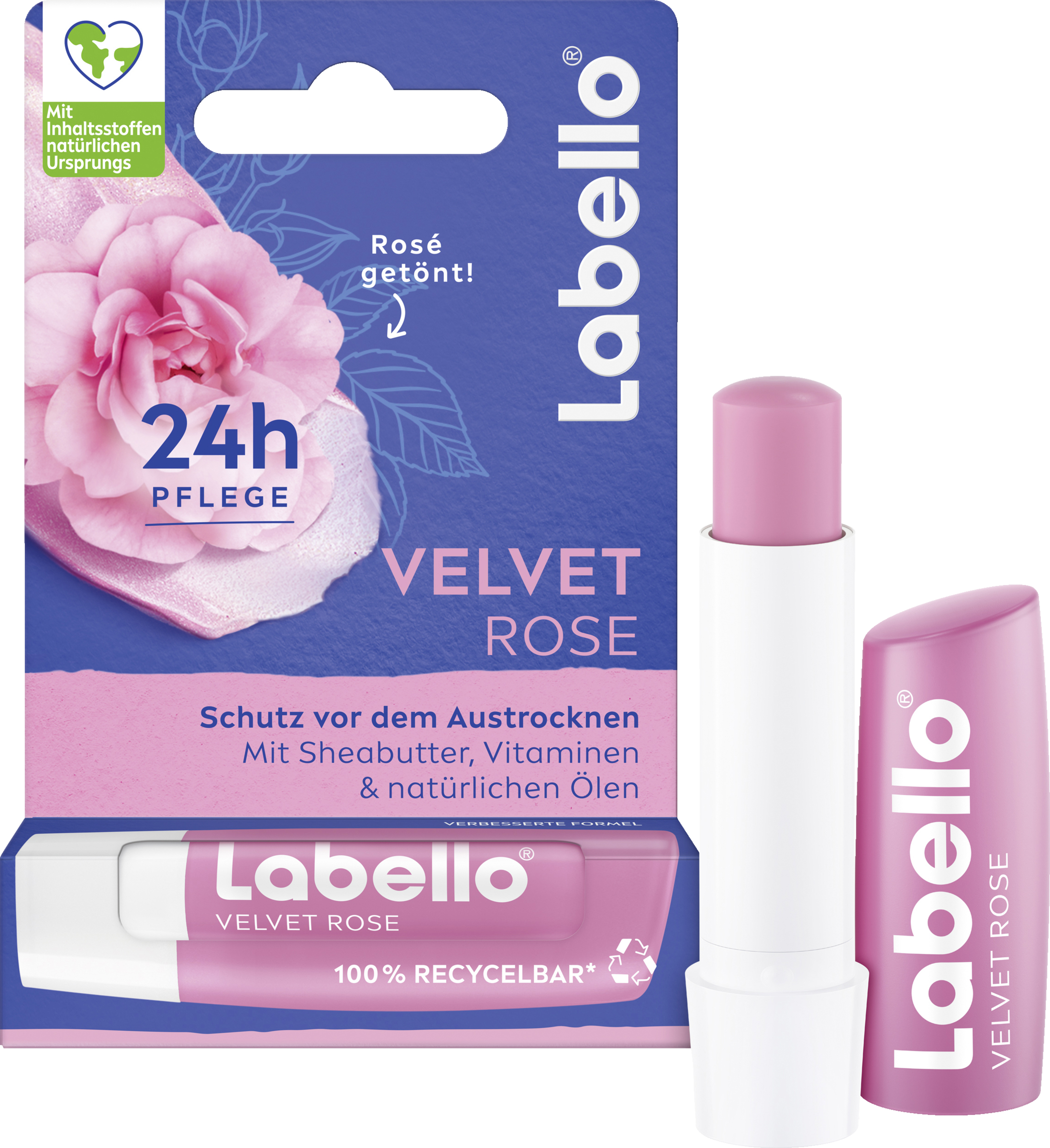 Labello Lippenpflegestift Velvet Rose online kaufen rossmann.de