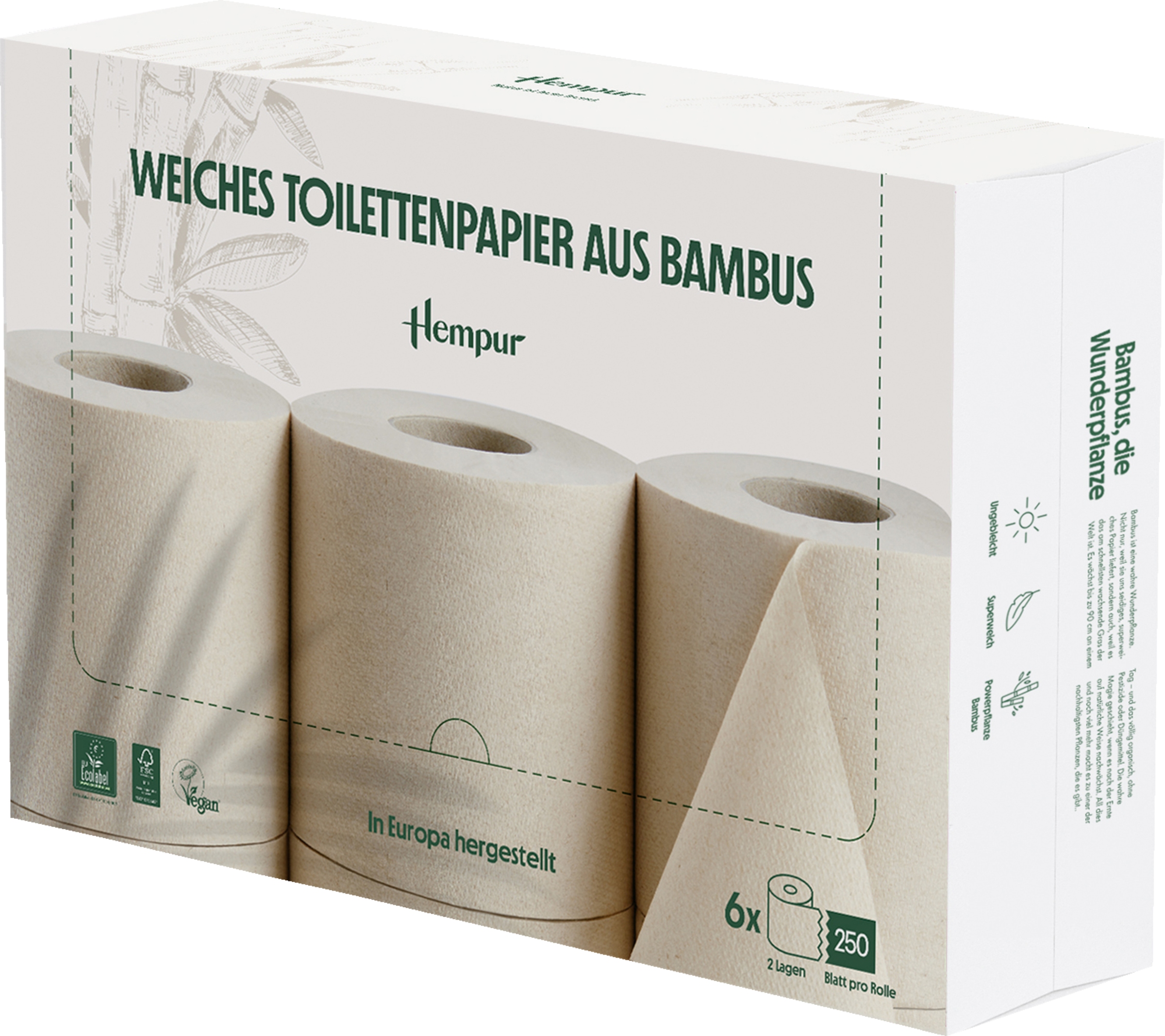 Hempur Toilettenpapier Bambus online kaufen rossmann.de