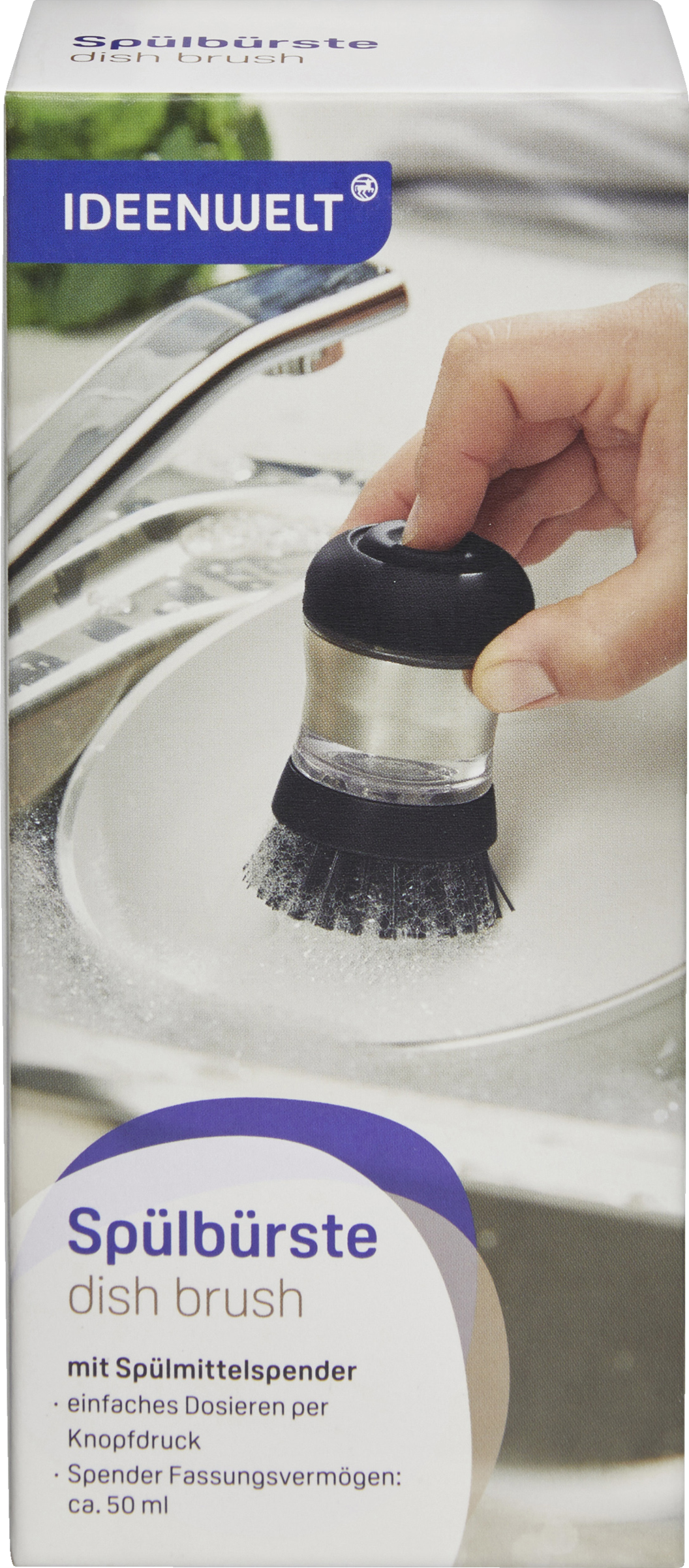 IDEENWELT Reinigungsbürste mit Spülmittelspender online kaufen ...