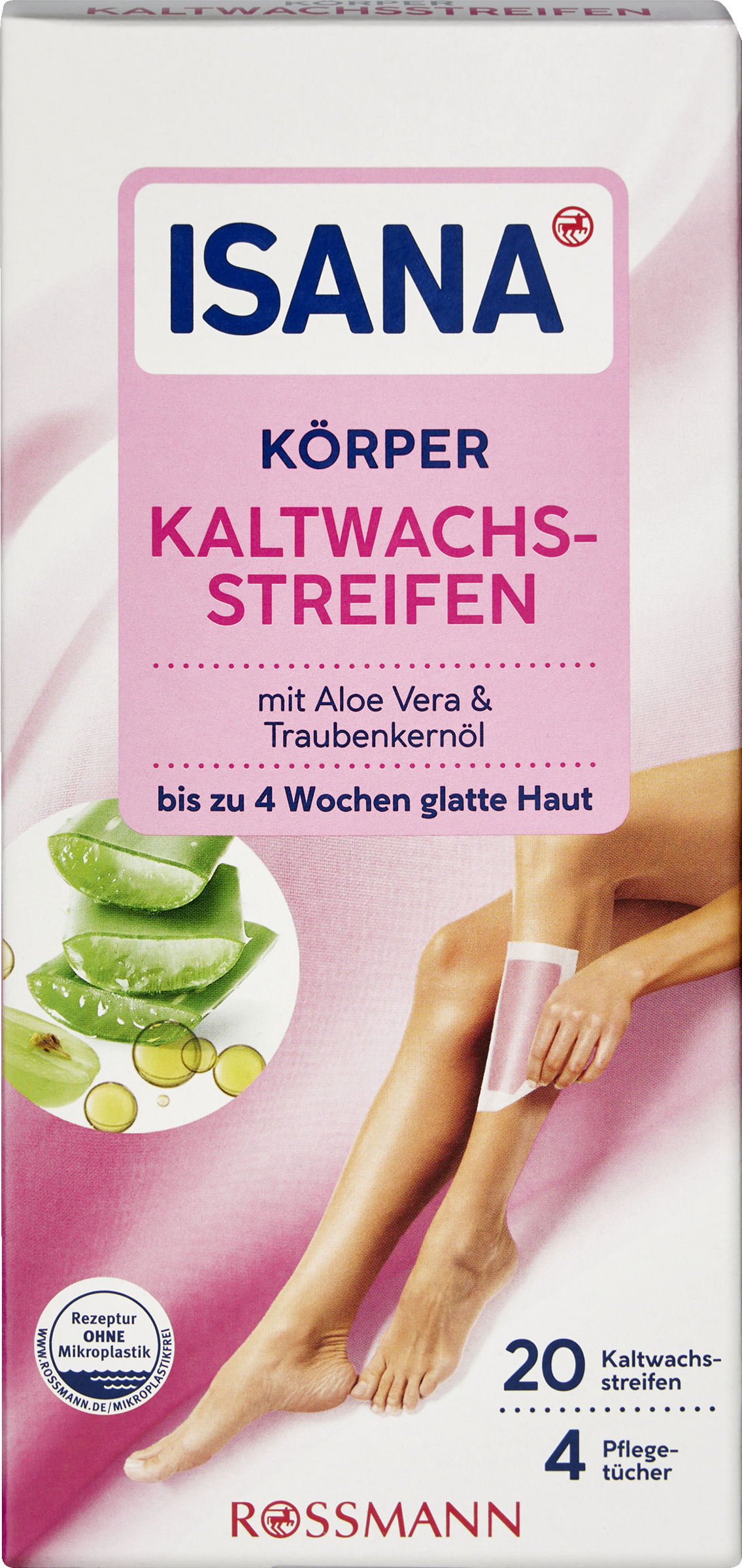 ISANA Kaltwachsstreifen Körper