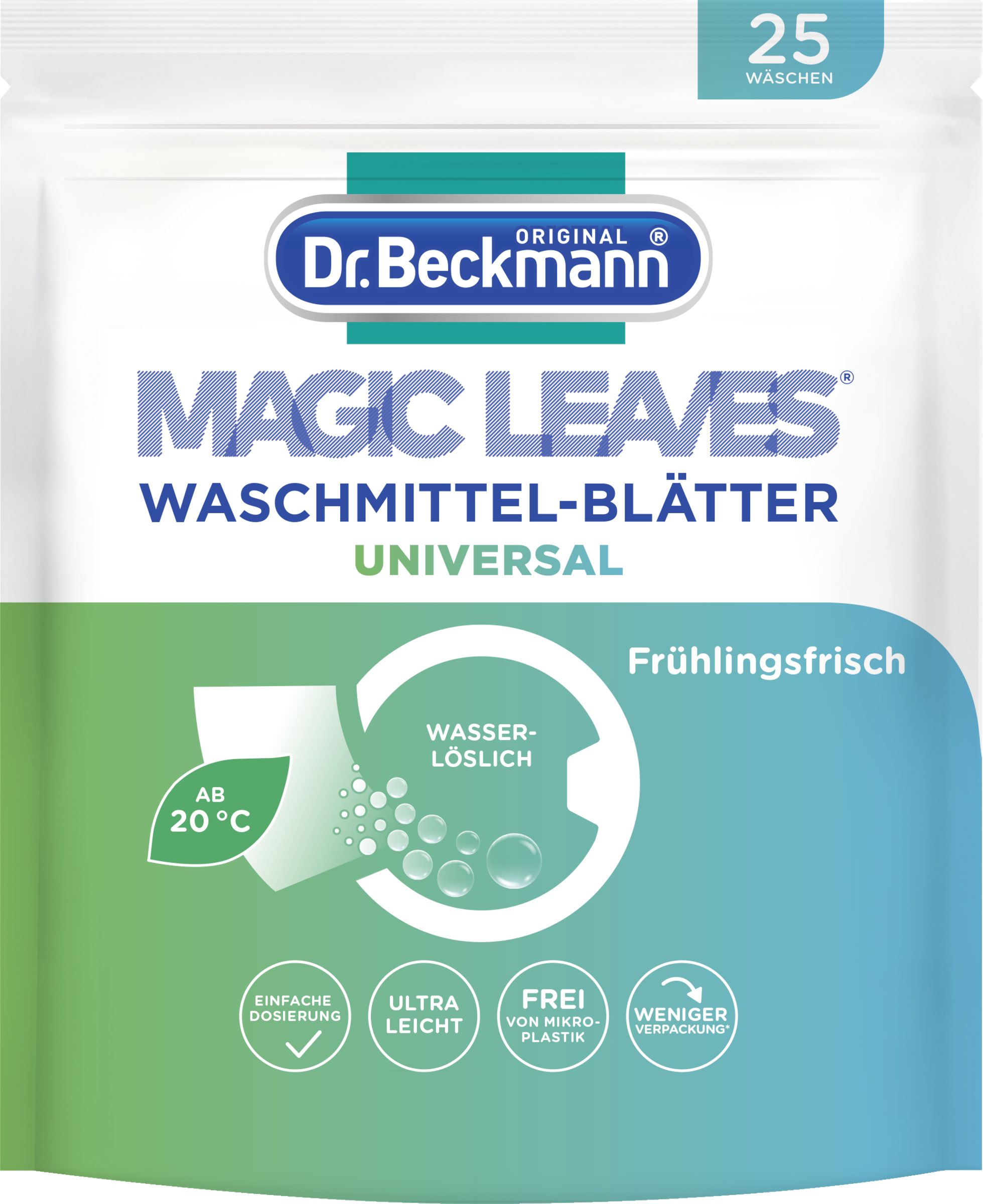 Dr. Beckmann Magic Leaves WaschmittelBlätter Universal 25 WL online