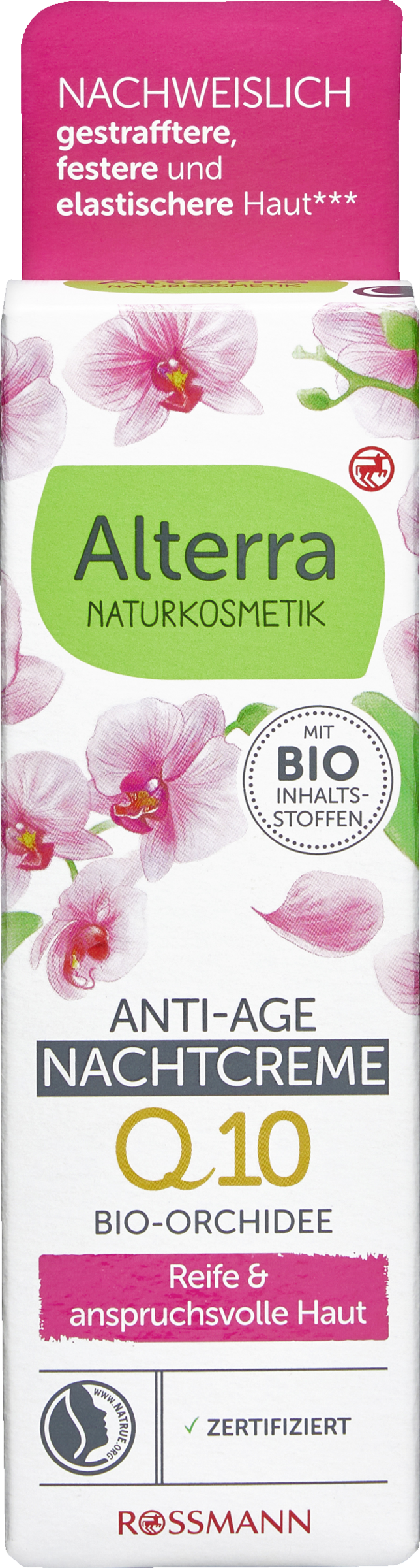 Alterra NATURKOSMETIK Anti-Age Nachtcreme Orchidee