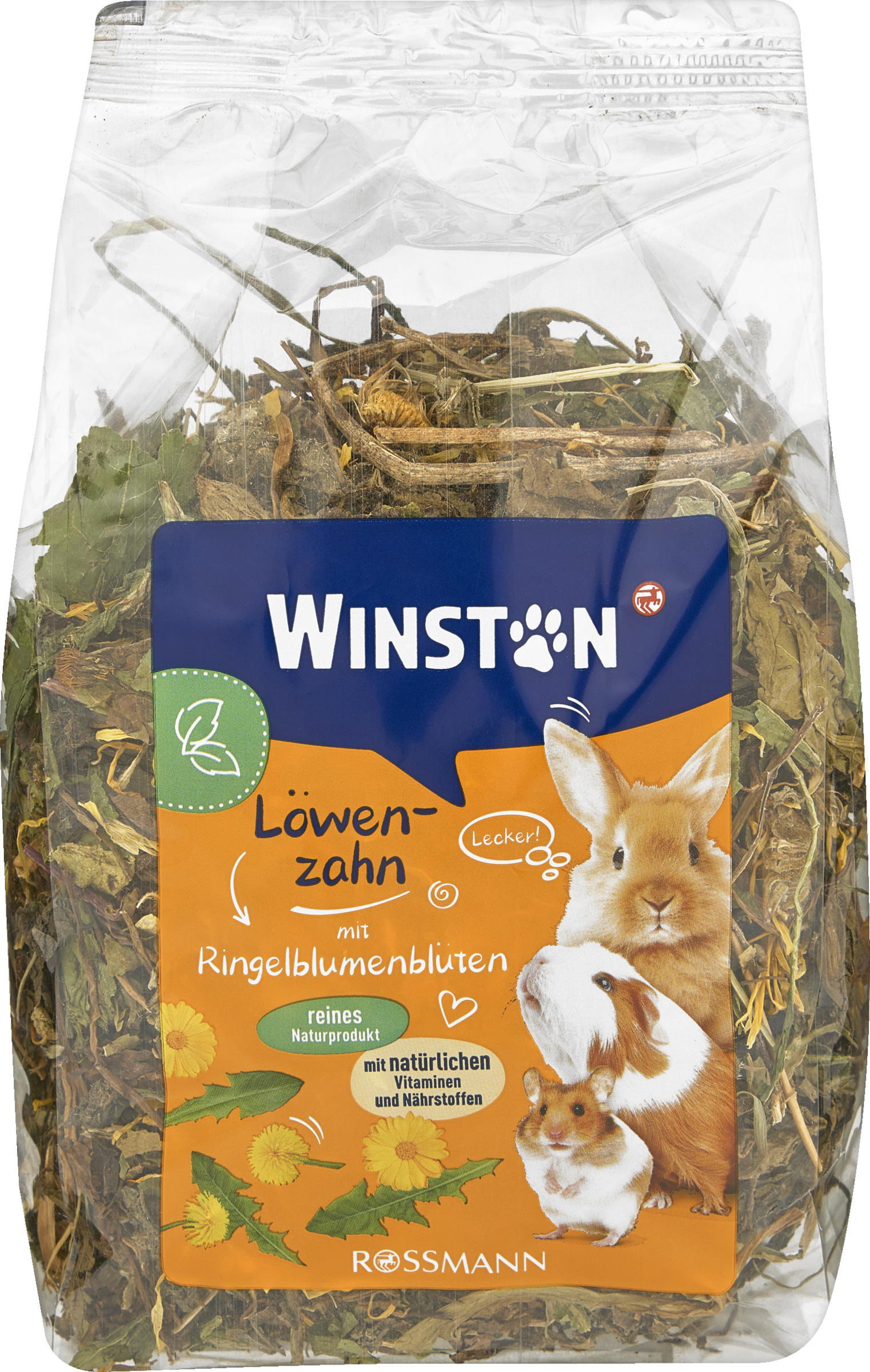 Winston Löwenzahn mit Ringelblumenblüten