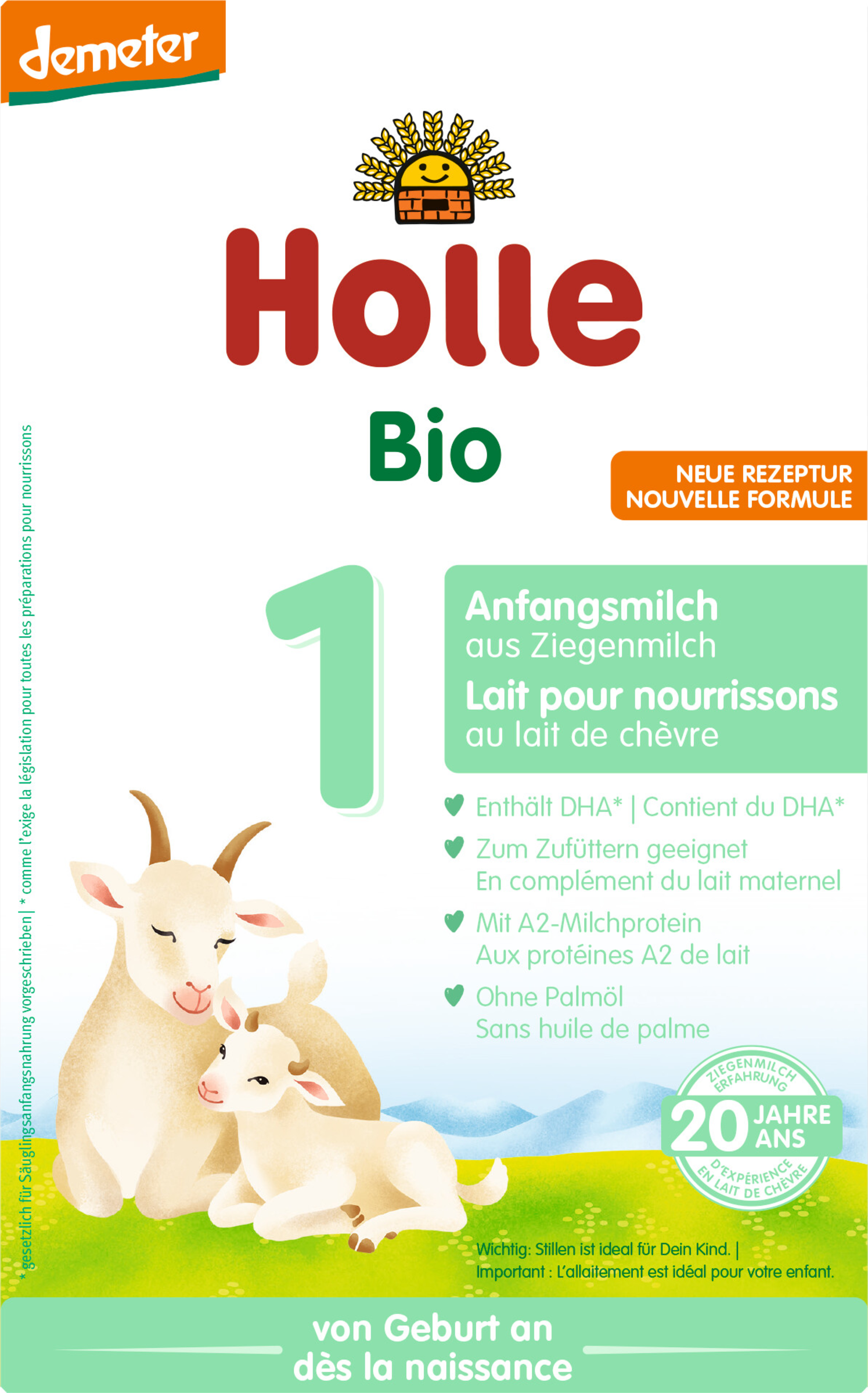 Holle Bio Anfangsmilch 1 aus Ziegenmilch
