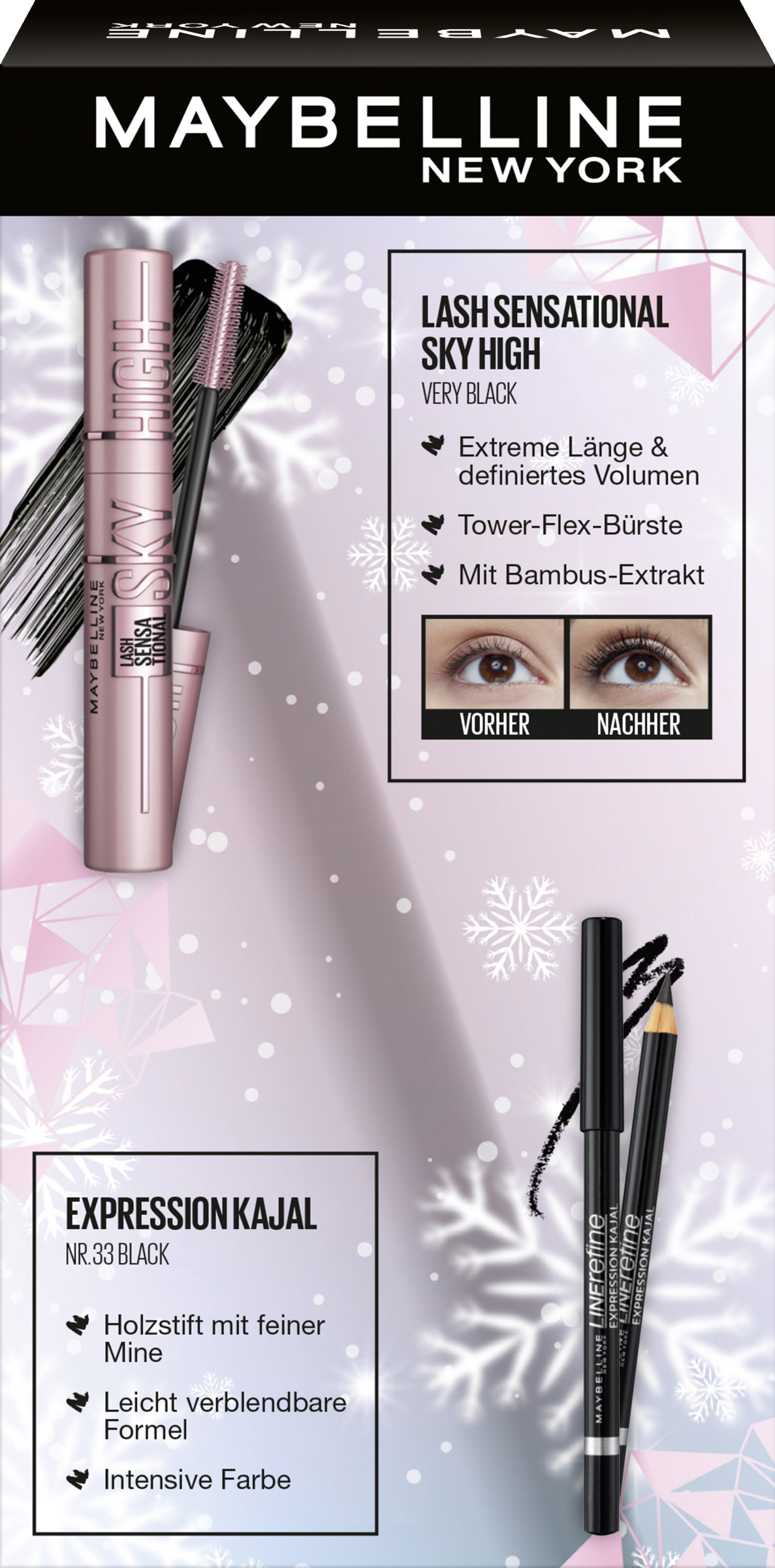 Maybelline New York MascaraSet Lash Sensational Sky High Cosmic