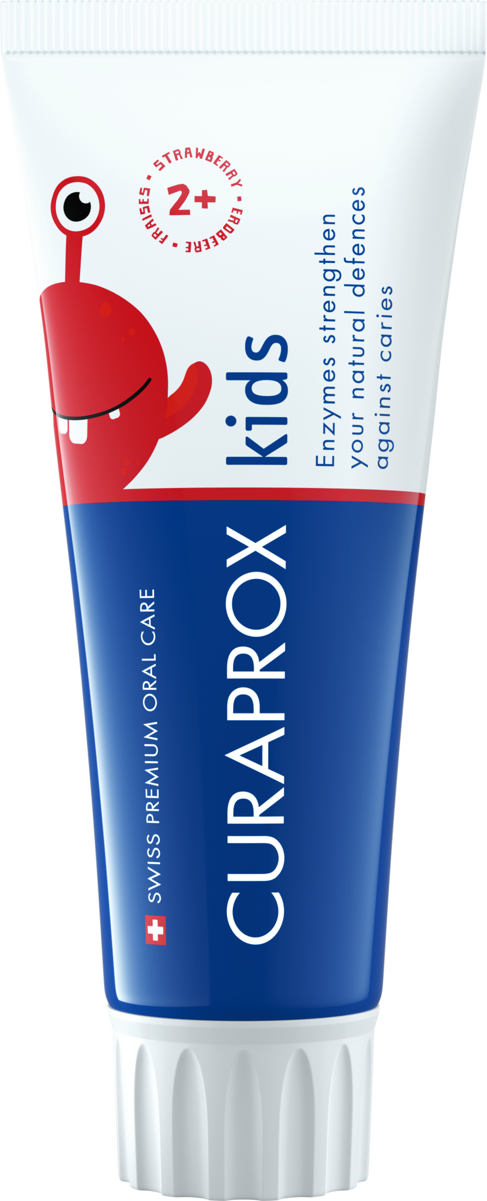 معجون أسنان للأطفال بنكهة الفراولة