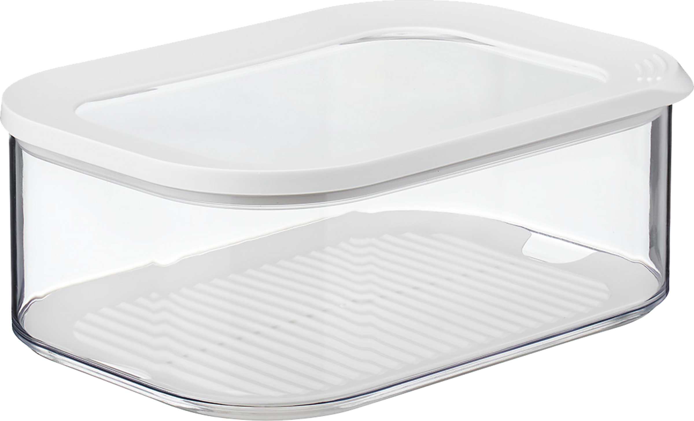 MEPAL Kühlschrankdose Modula Käse 2000 ml - Weiß