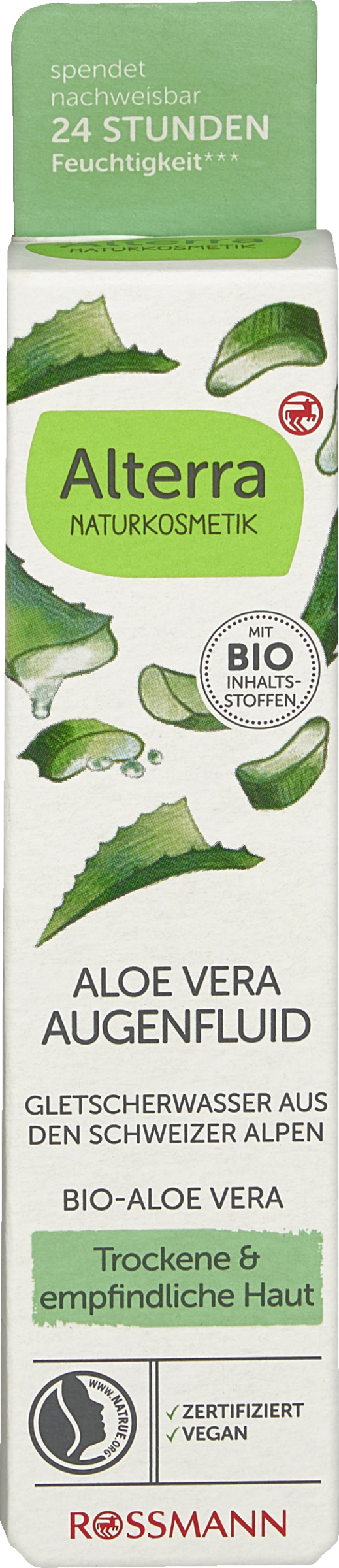 Alterra NATURKOSMETIK Augenfluid Bio-Aloe Vera & Gletscherwasser