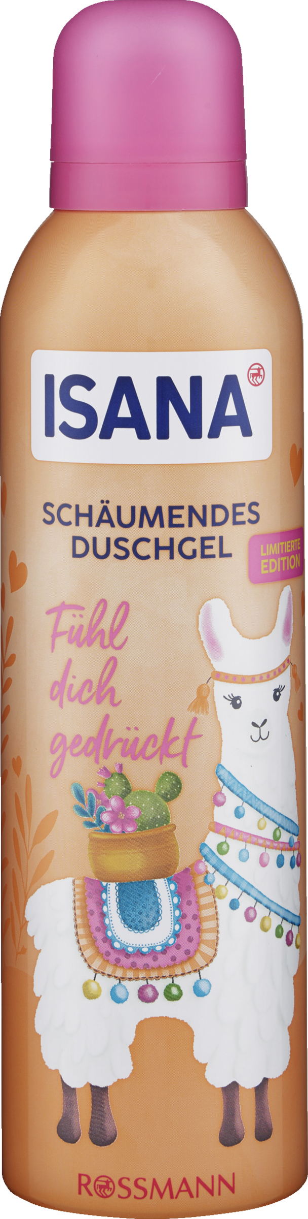 ISANA Schäumendes Duschgel Fühl dich gedrückt