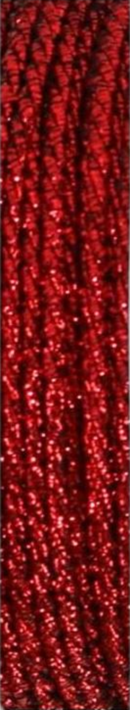 DEKOWELT Geschenkband Kordel rot Glitzer