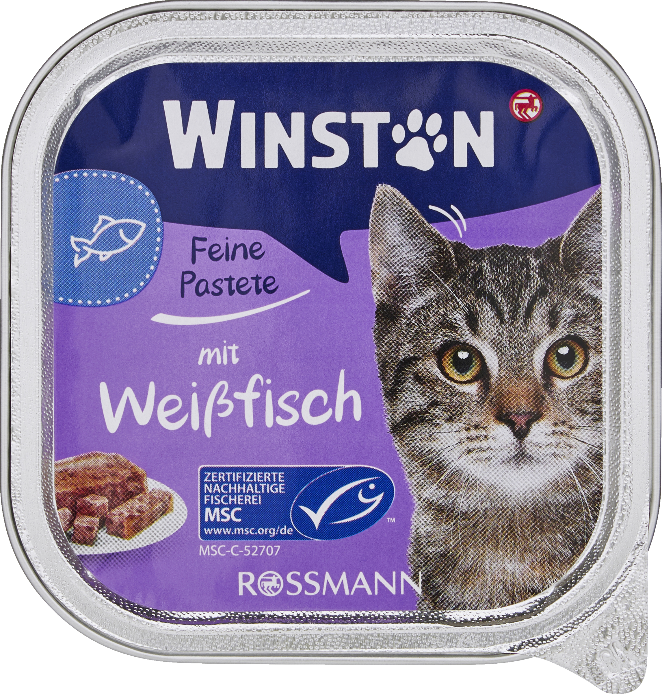 Winston Schlemmer-Menü mit Weißfisch