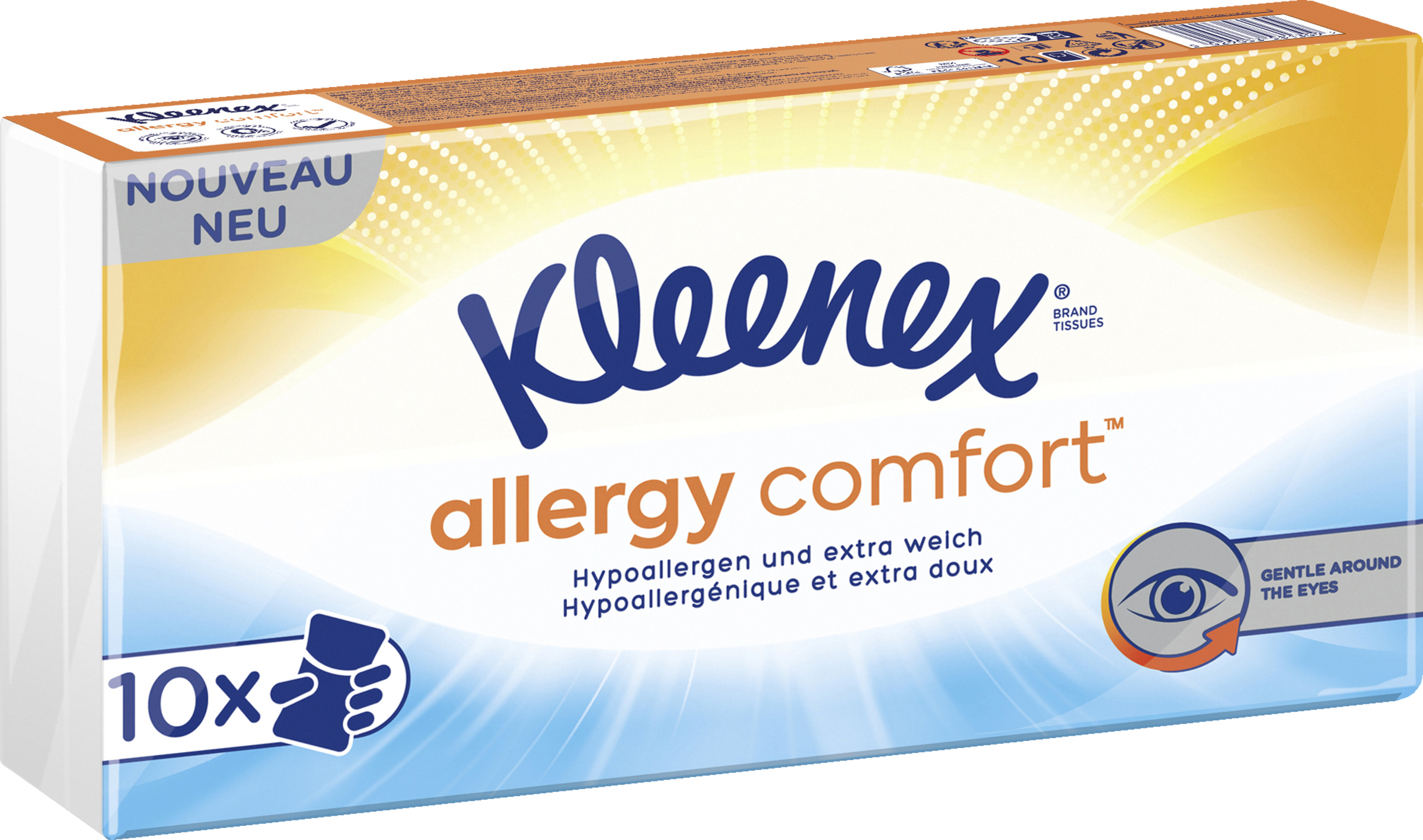 Kleenex Allergy Comfort Pocket-Pack Taschentücher