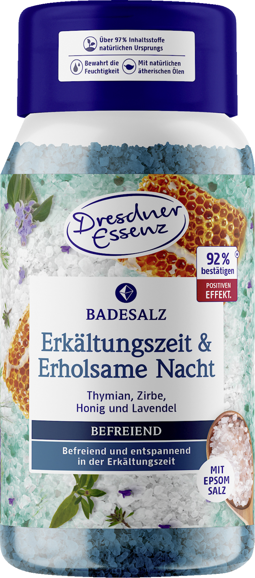 Dresdner Essenz Badesalz Erkältungszeit& Erholsame Nacht
