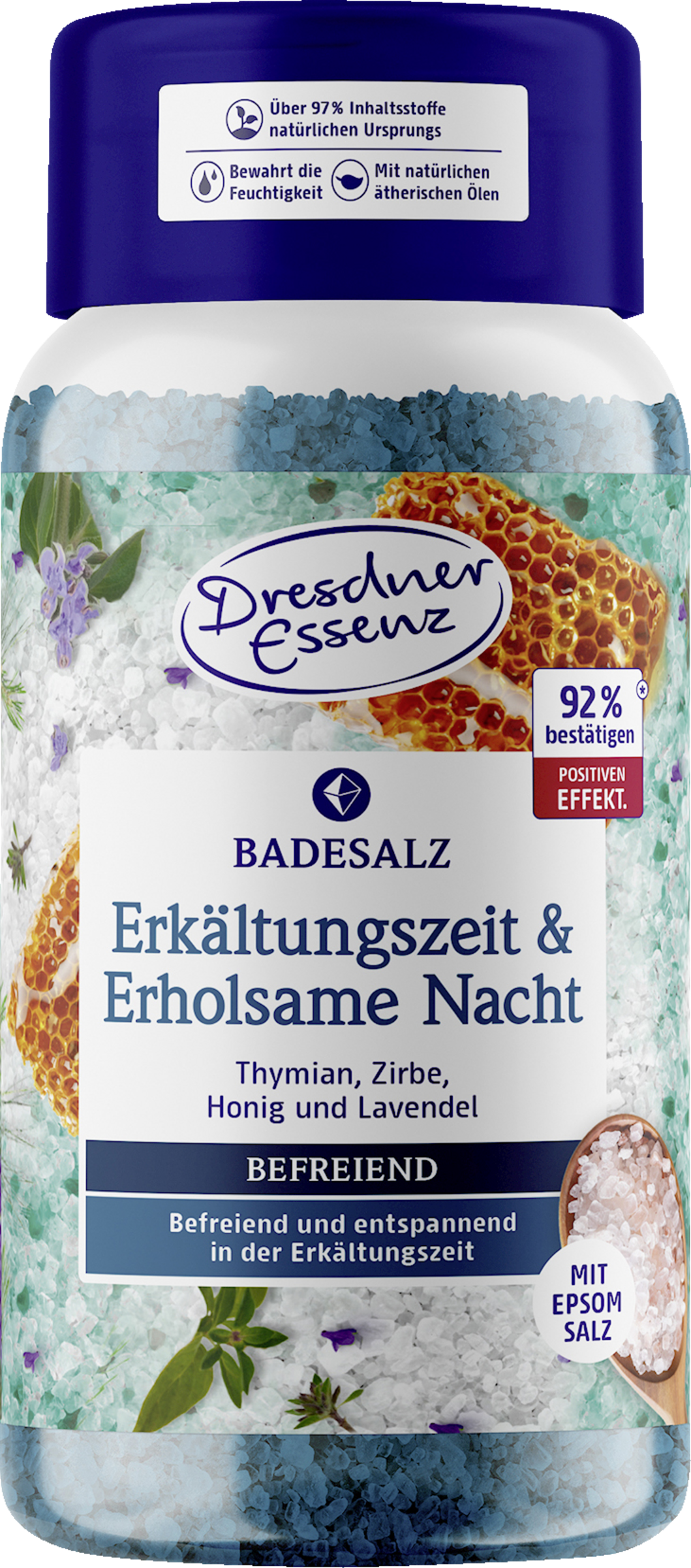 Dresdner Essenz Badesalz Erkältungszeit& Erholsame Nacht