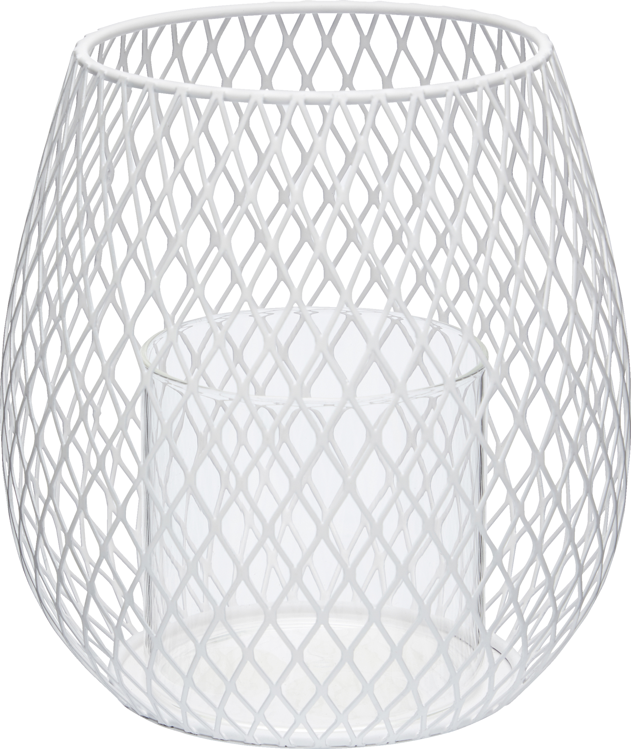 RUBIN LICHT Metallwindlicht Farbverlauf rosa/weiss