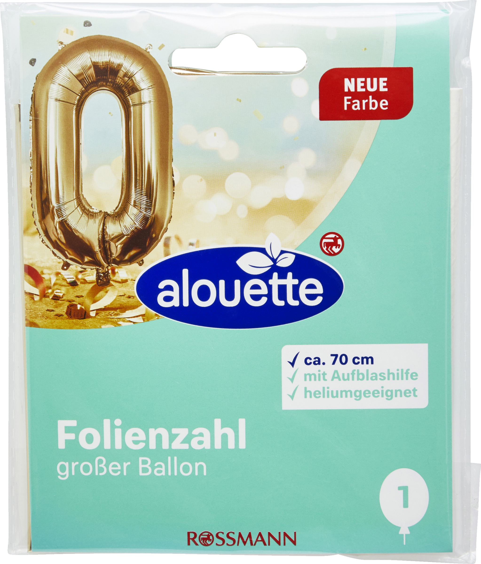 alouette Folienzahlen groß 0-2 gold