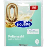 alouette Folienzahlen groß 0-2 gold