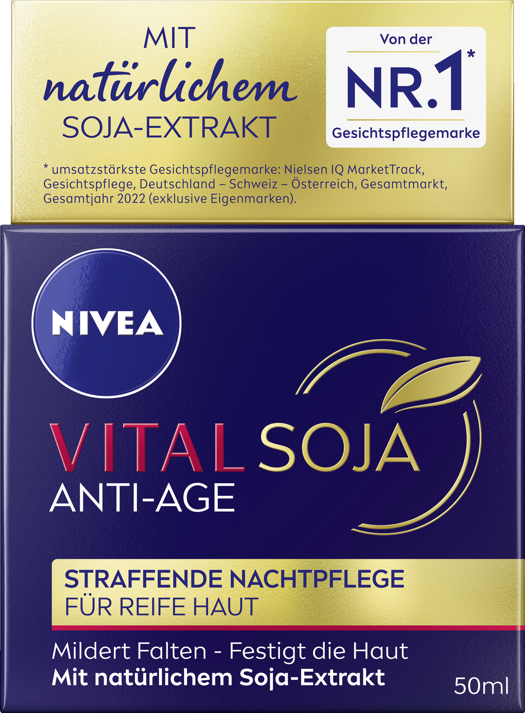 NIVEA VITAL Soja Anti-Age Straffende Nachtpflege