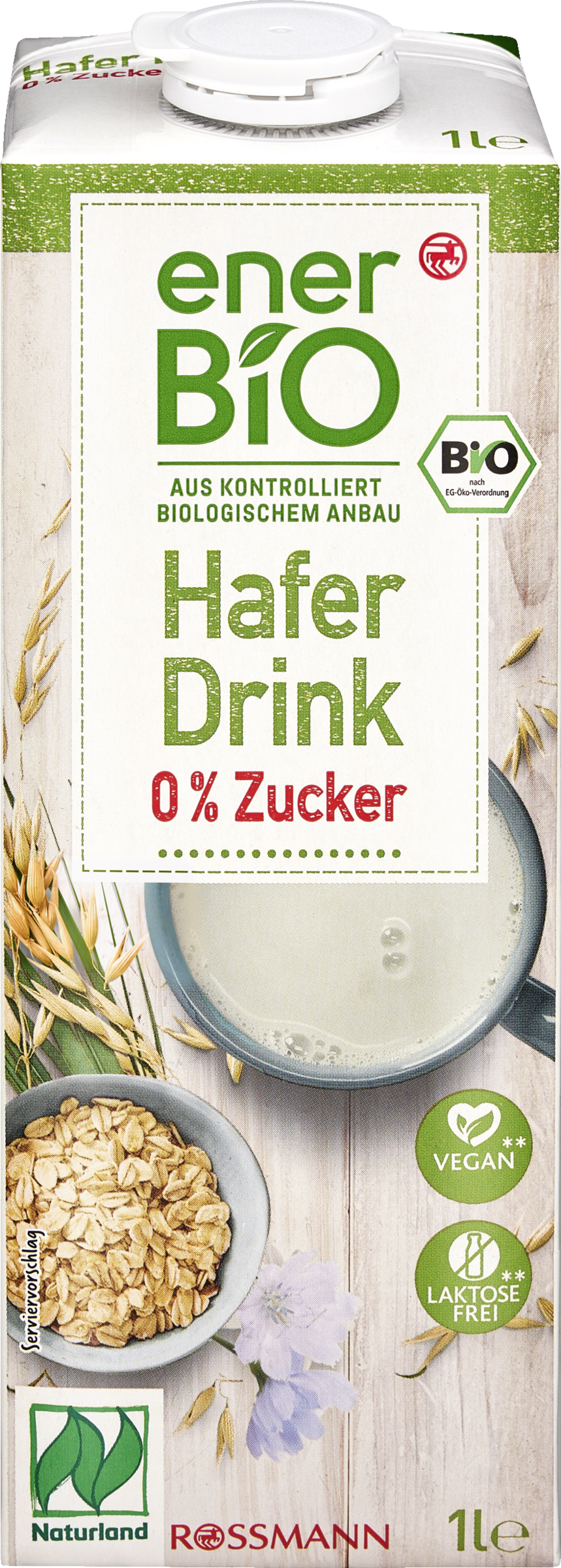 enerBiO Haferdrink 0% Zucker