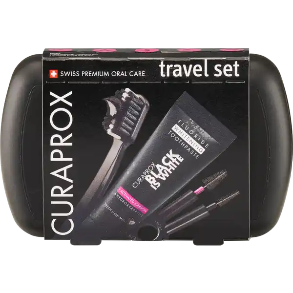 "Black is white" طقم سفر