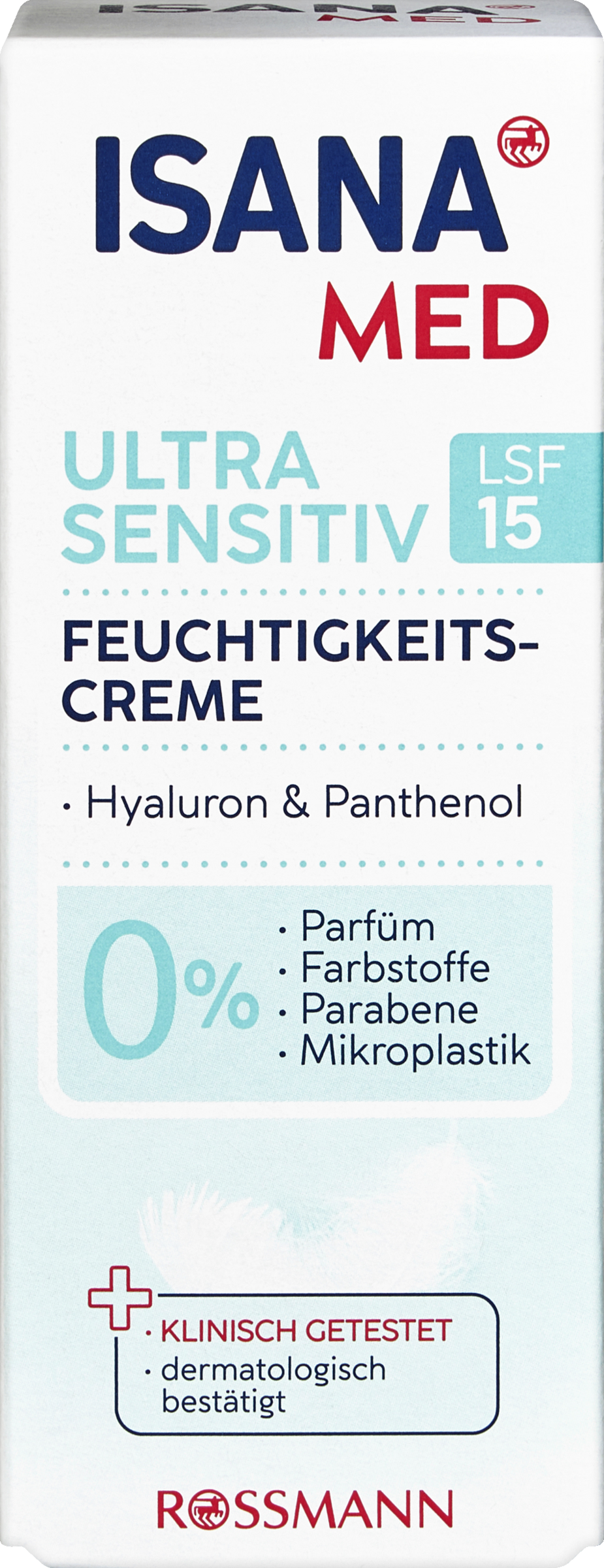 ISANA MED Feuchtigkeitscreme ultra sensitiv LSF 15