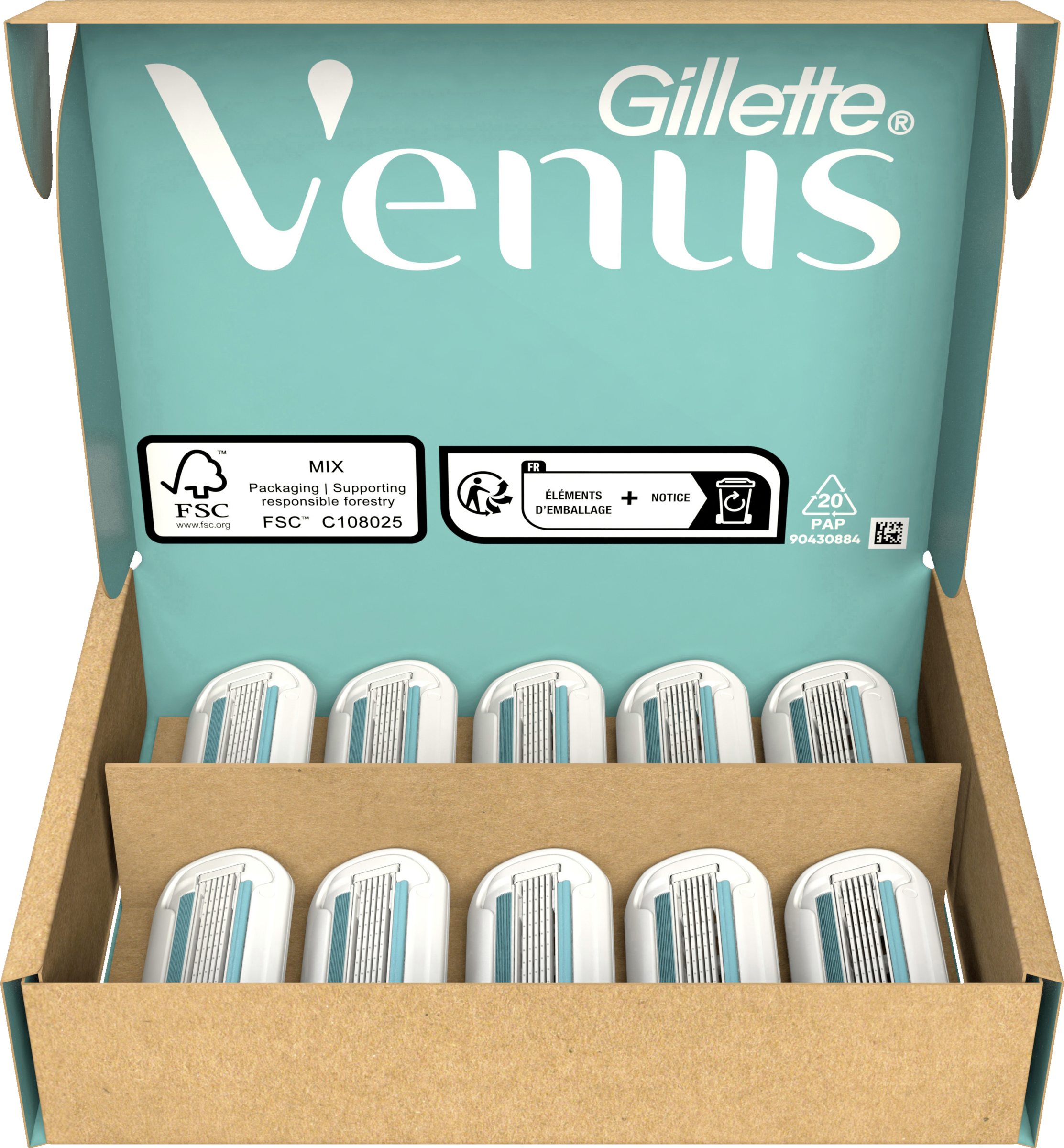 Gillette Venus Deluxe Smooth Sensitive Rasierklingen online kaufen ...