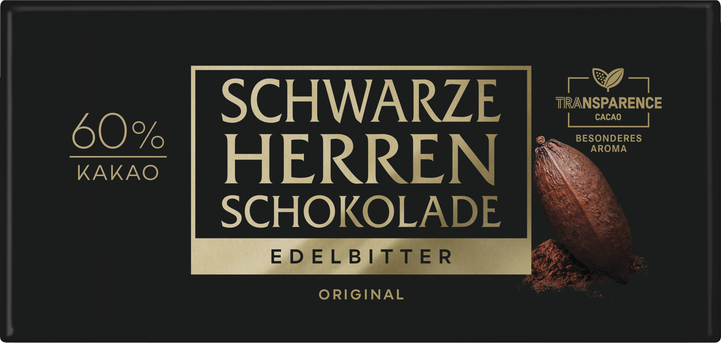 Sarotti Schwarze Herren Schokolade Edelbitter