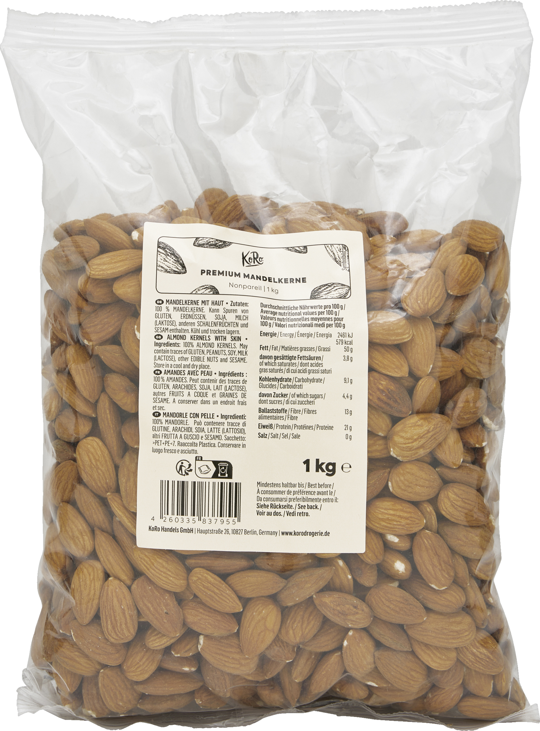 KoRo Premium Mandelkerne