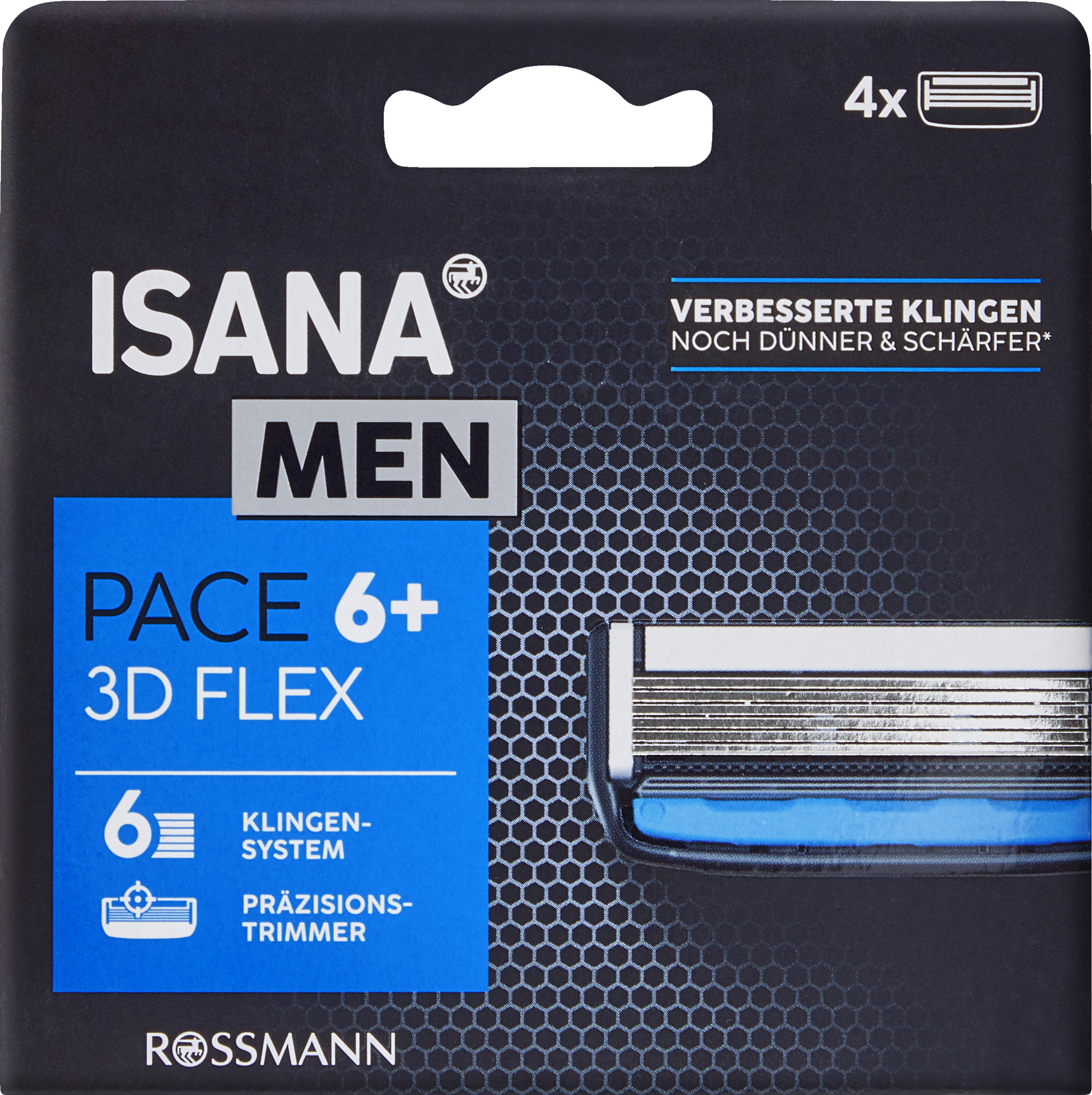 ISANA MEN Pace 6+ Rasierklingen