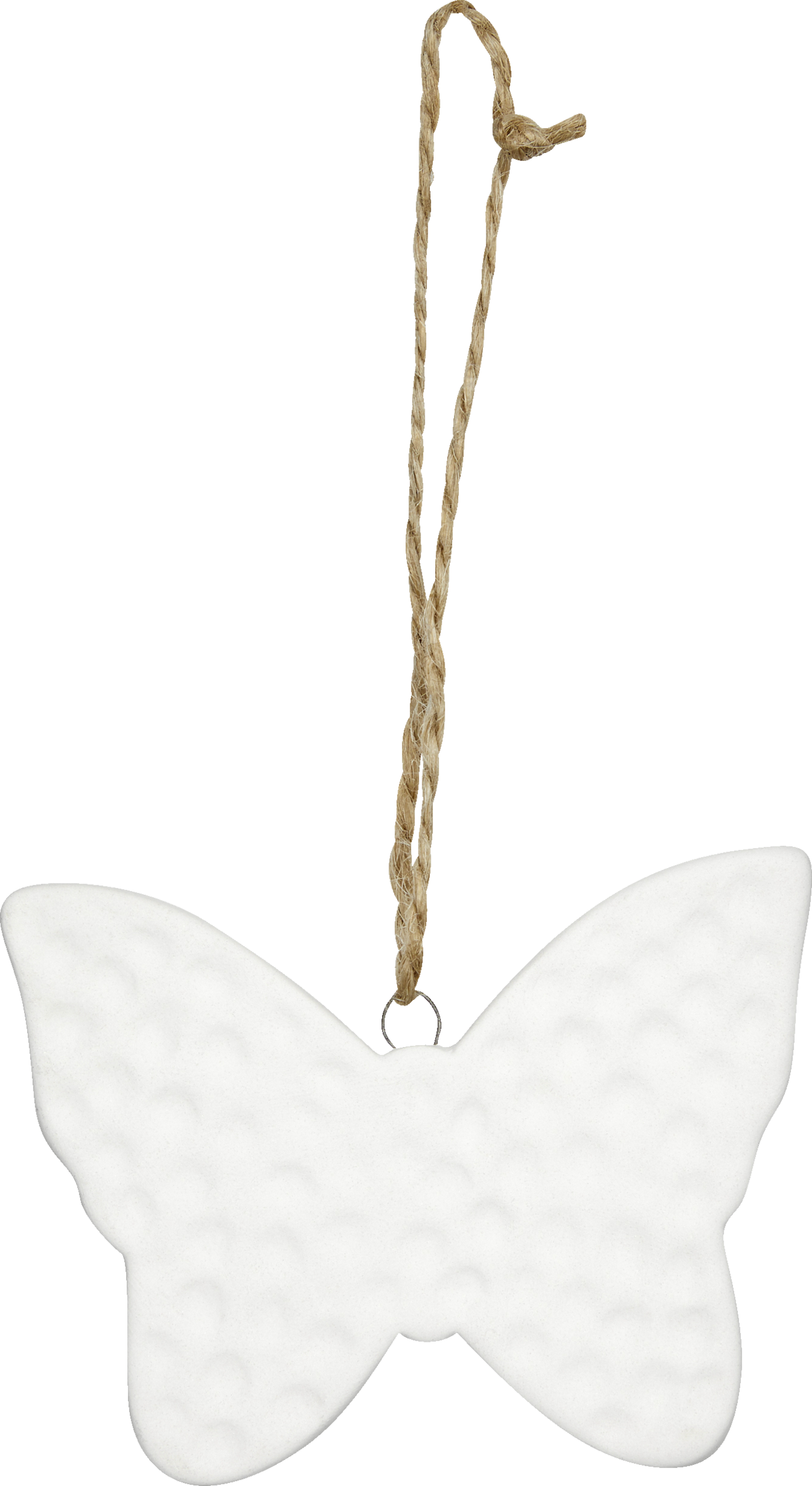 DEKOWELT HÄNGER KERAMIK HERZ SCHMETTERLING