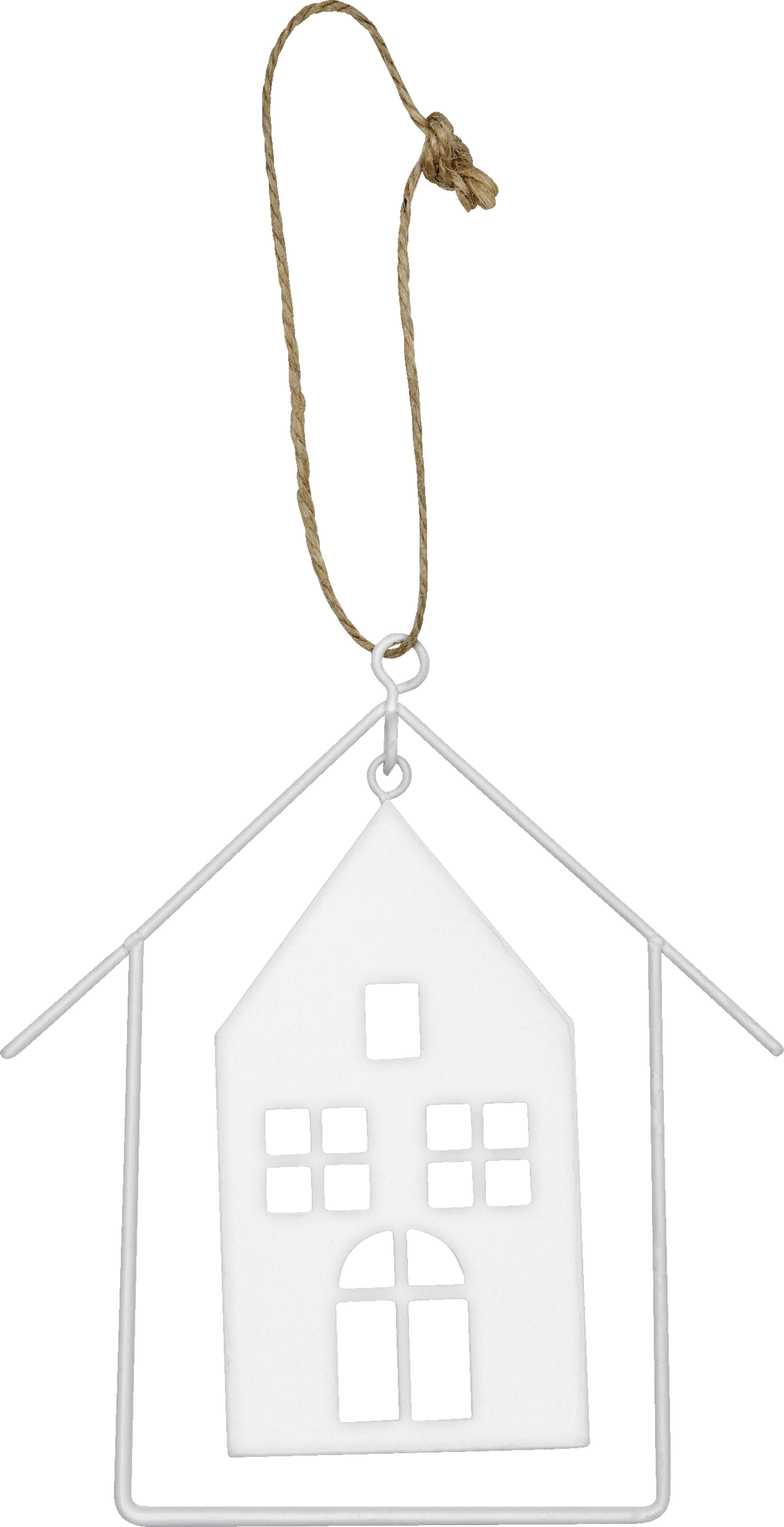 DEKOWELT Hänger Metall Haus