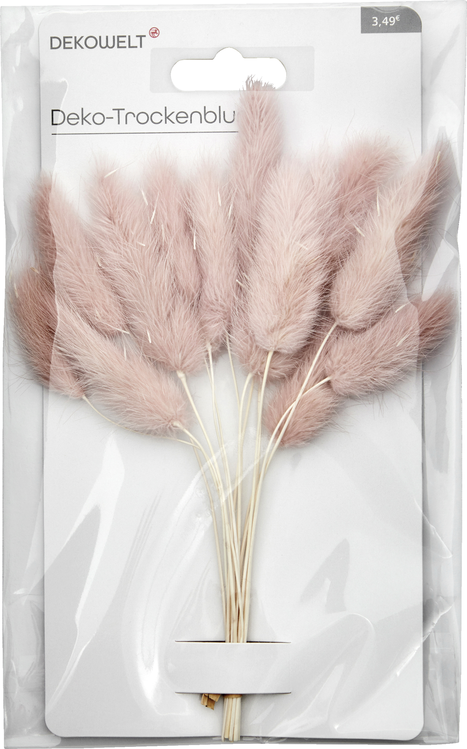 Trockenblumen rosa/weiss