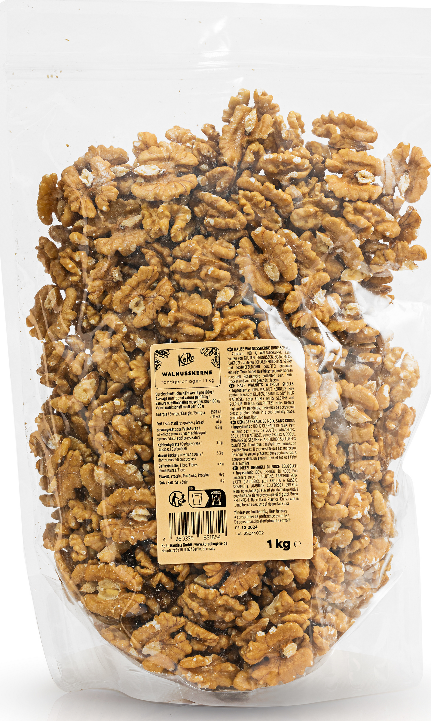 KoRo Große extra helle Walnusskerne